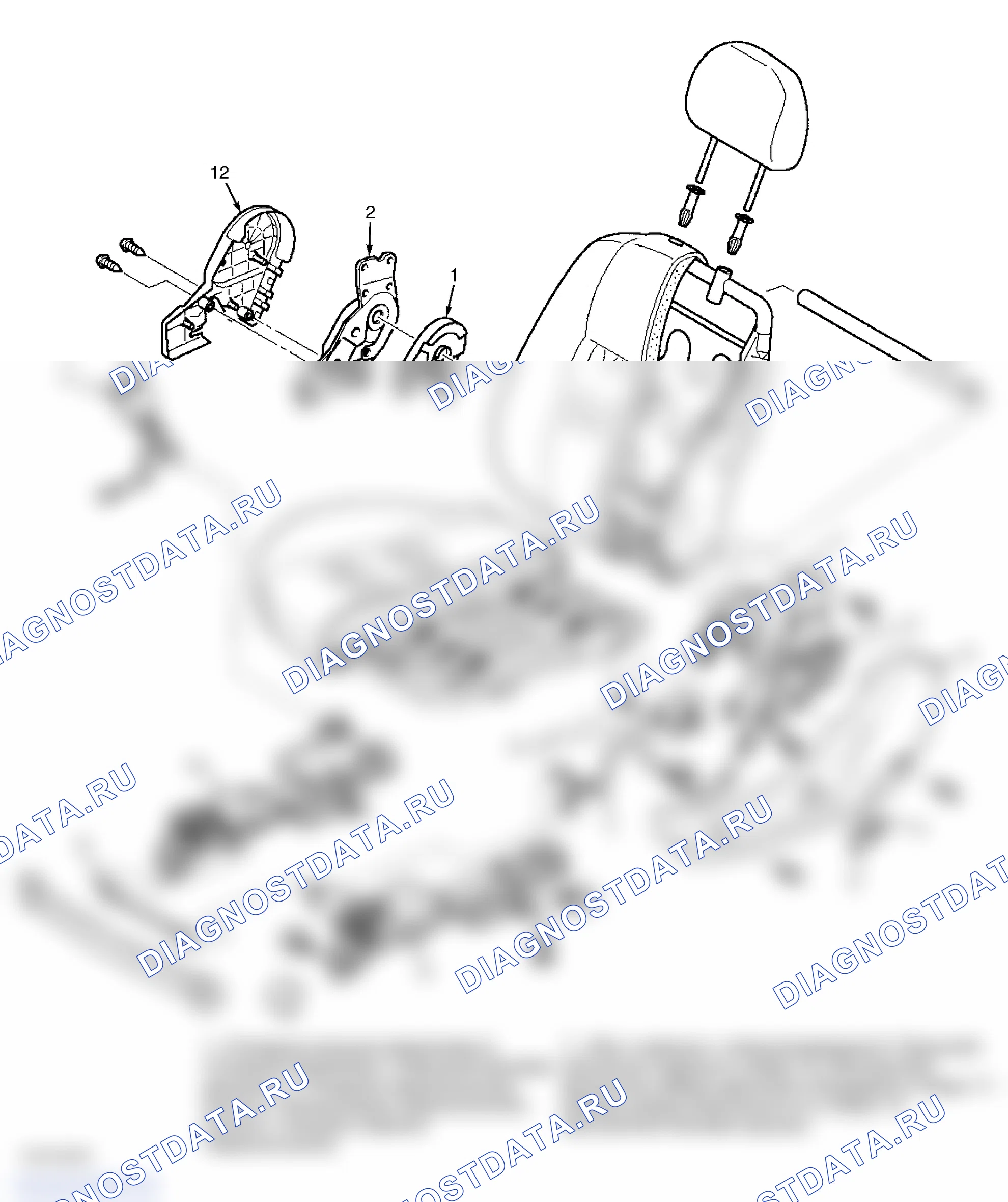 Рис. 4: РАСПОЛОЖЕНИЕ КОМПОНЕНТОВ. Isuzu Rodeo II