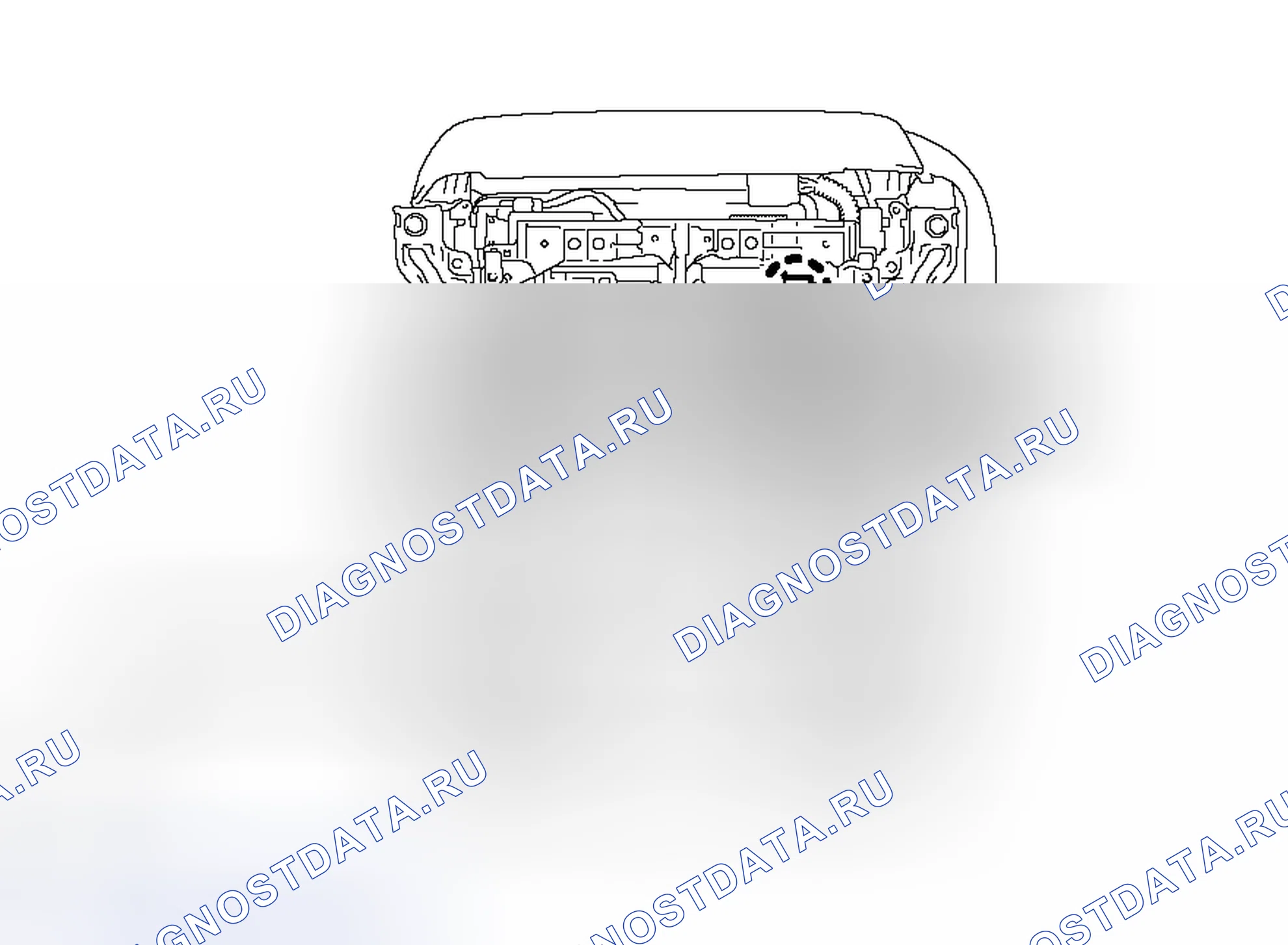 Рис. 1: ДЕМОНТАЖ. Toyota Avalon XX30