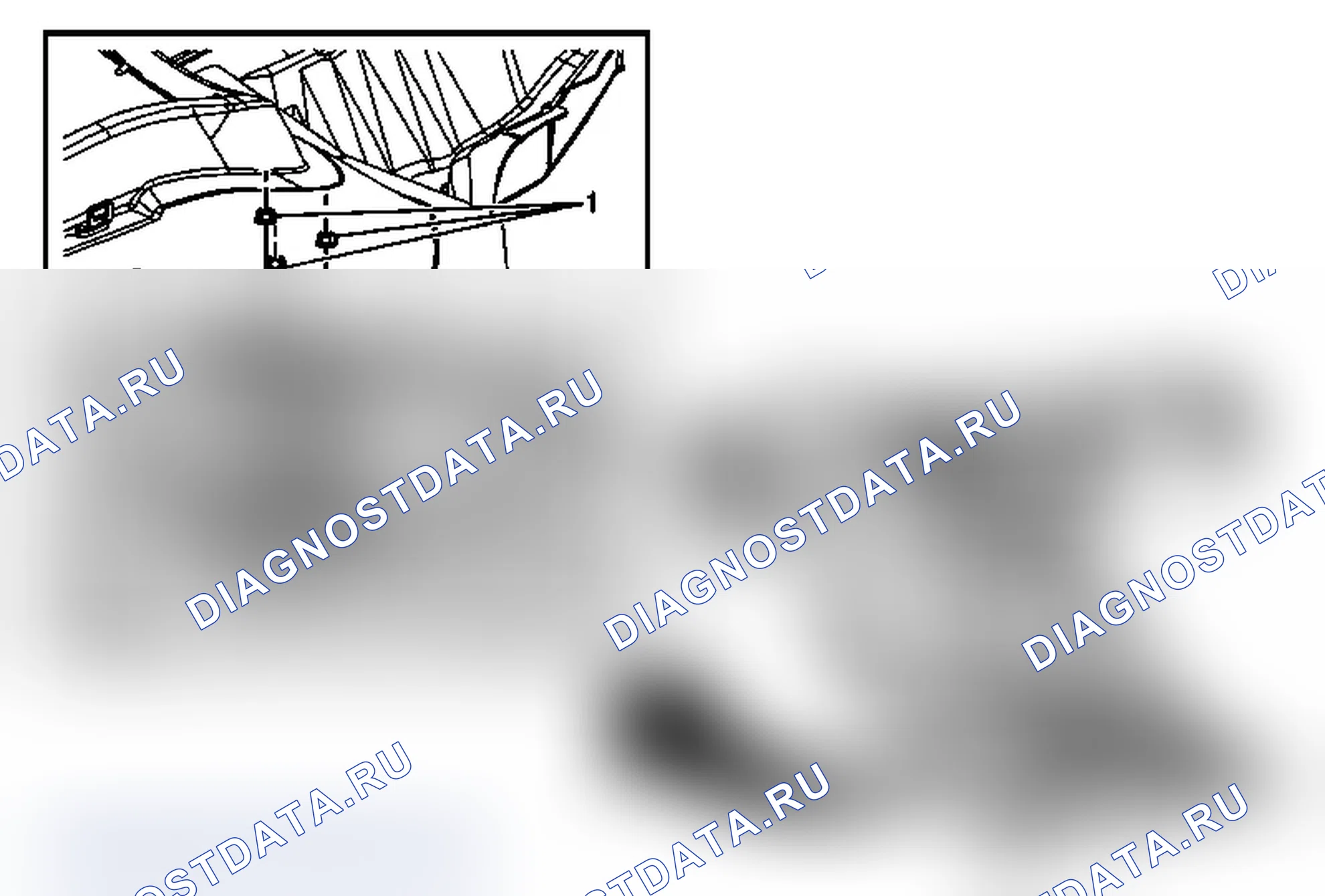 Рис. 8: Замена датчика опрокидывания транспортного средства с подушкой безопасности. Chevrolet Express G1500 
