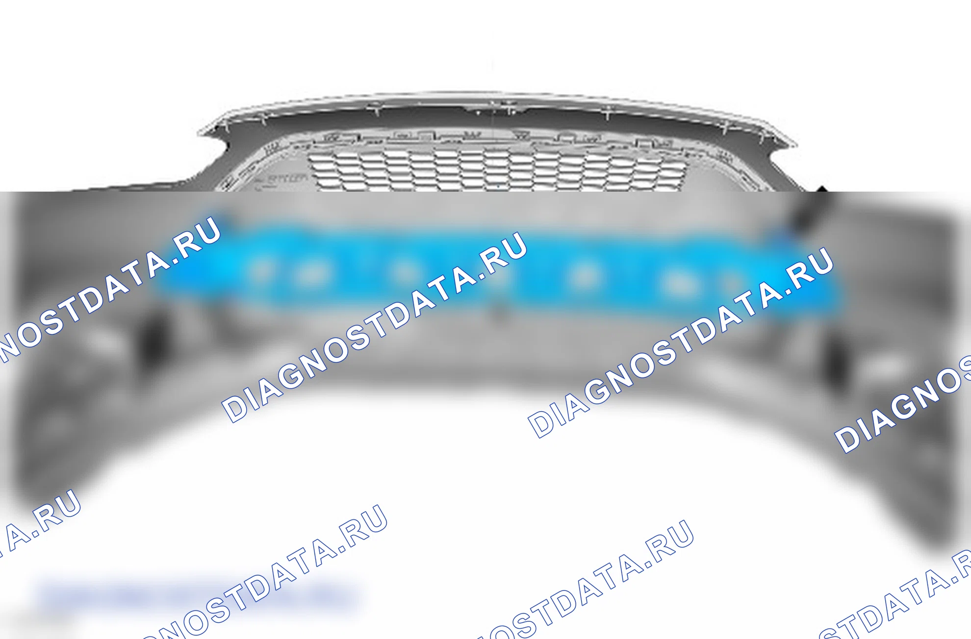 Разборка и сборка кожуха переднего бампера. Ford S-MAX II