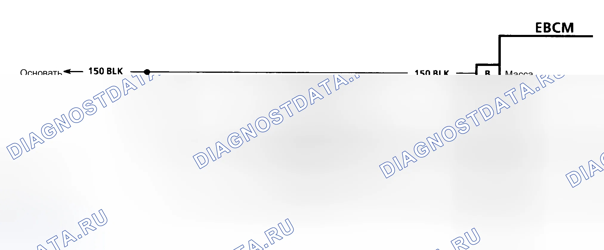 Рис. 72: Кодовая A076, схема, цепь левого переднего соленоида разомкнута или замкнута на батарею. Hyundai Tuscani I