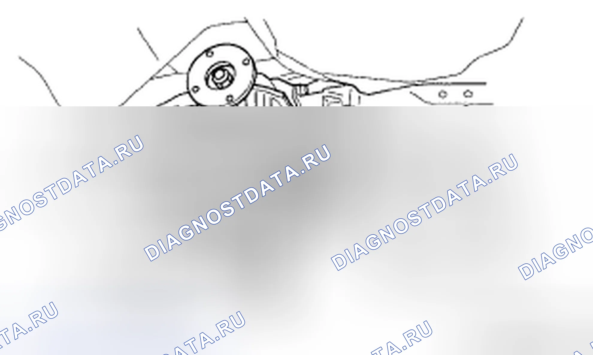 Рис. 33: Примечание по демонтажу компонента заднего стабилизатора. Mazda CX-9 I