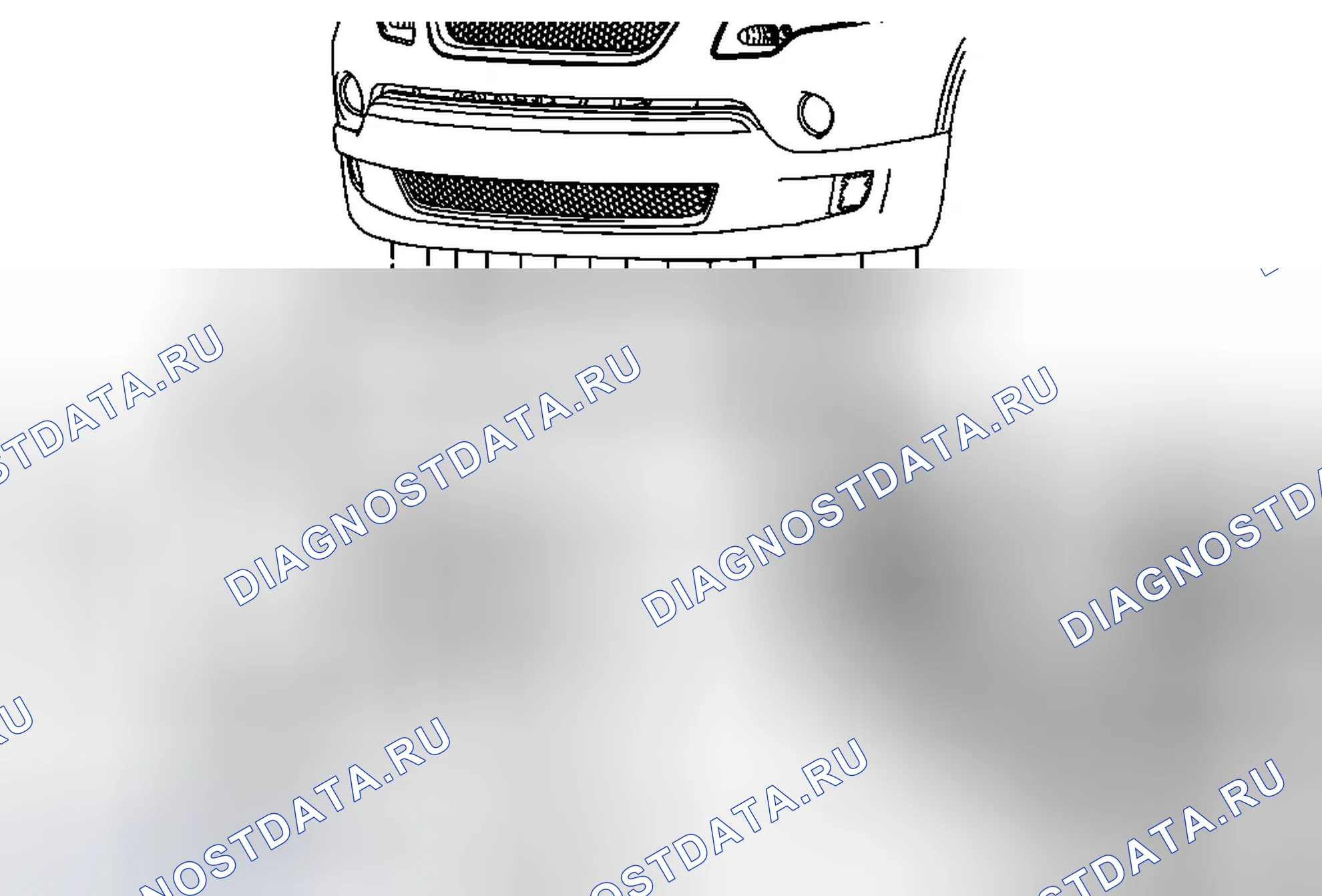 Рис. 62: Замена переднего дефлектора (Acadia Denali). Buick Enclave I