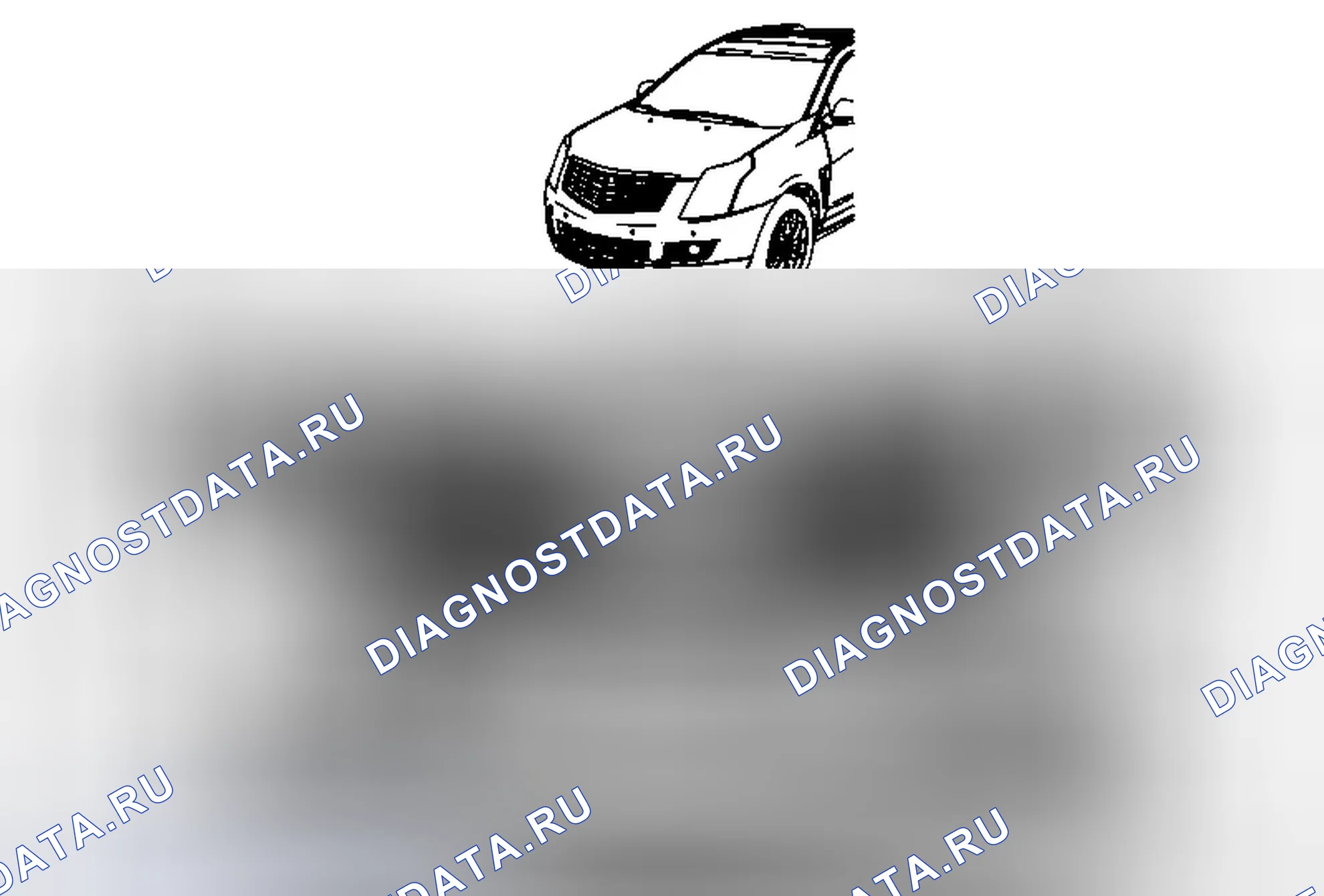 Рис. 20: Замена радарного датчика ближнего действия. Cadillac SRX II рестайлинг