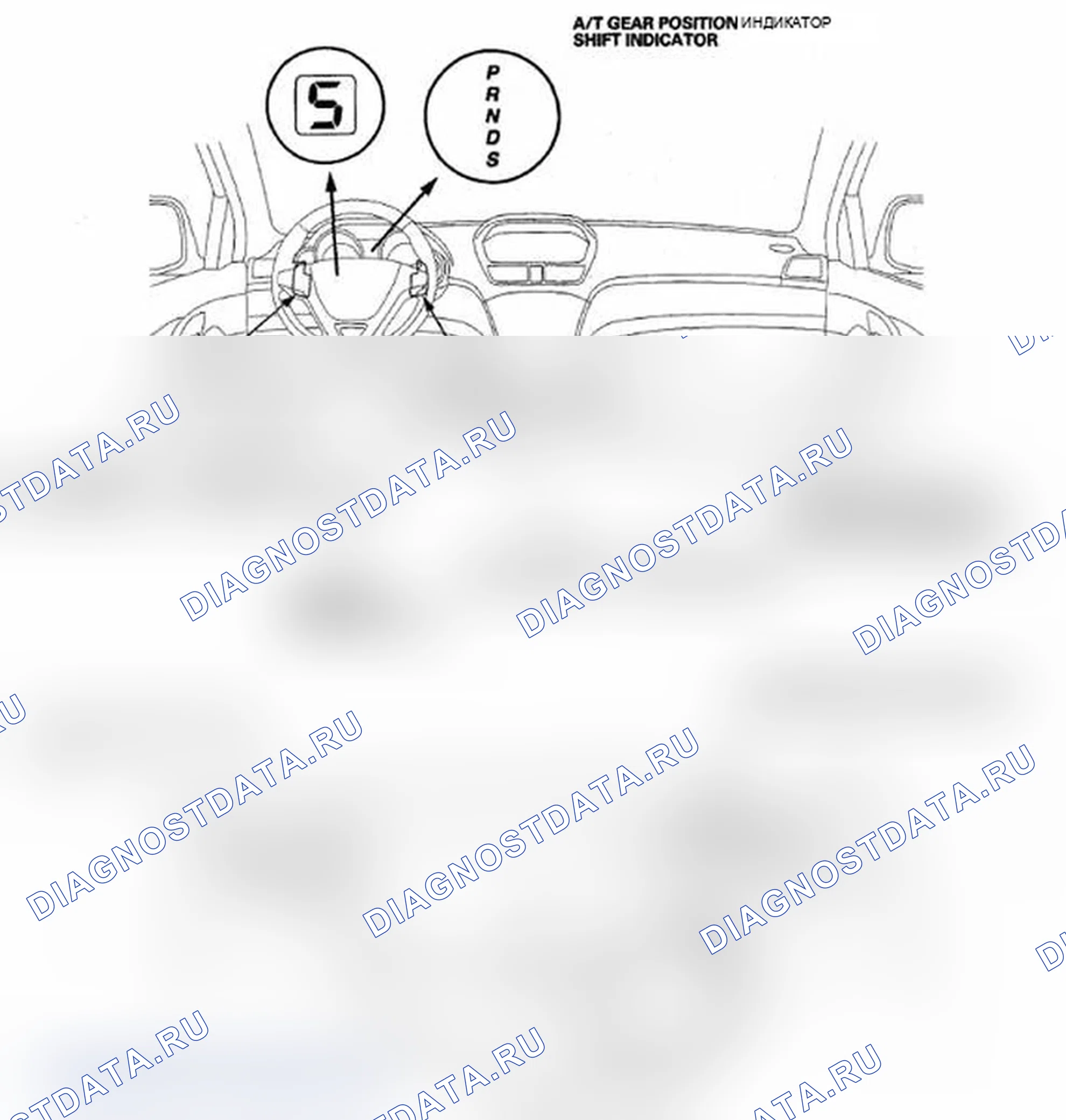 Рис. 346: Указатель расположения компонентов. Acura MDX II рестайлинг