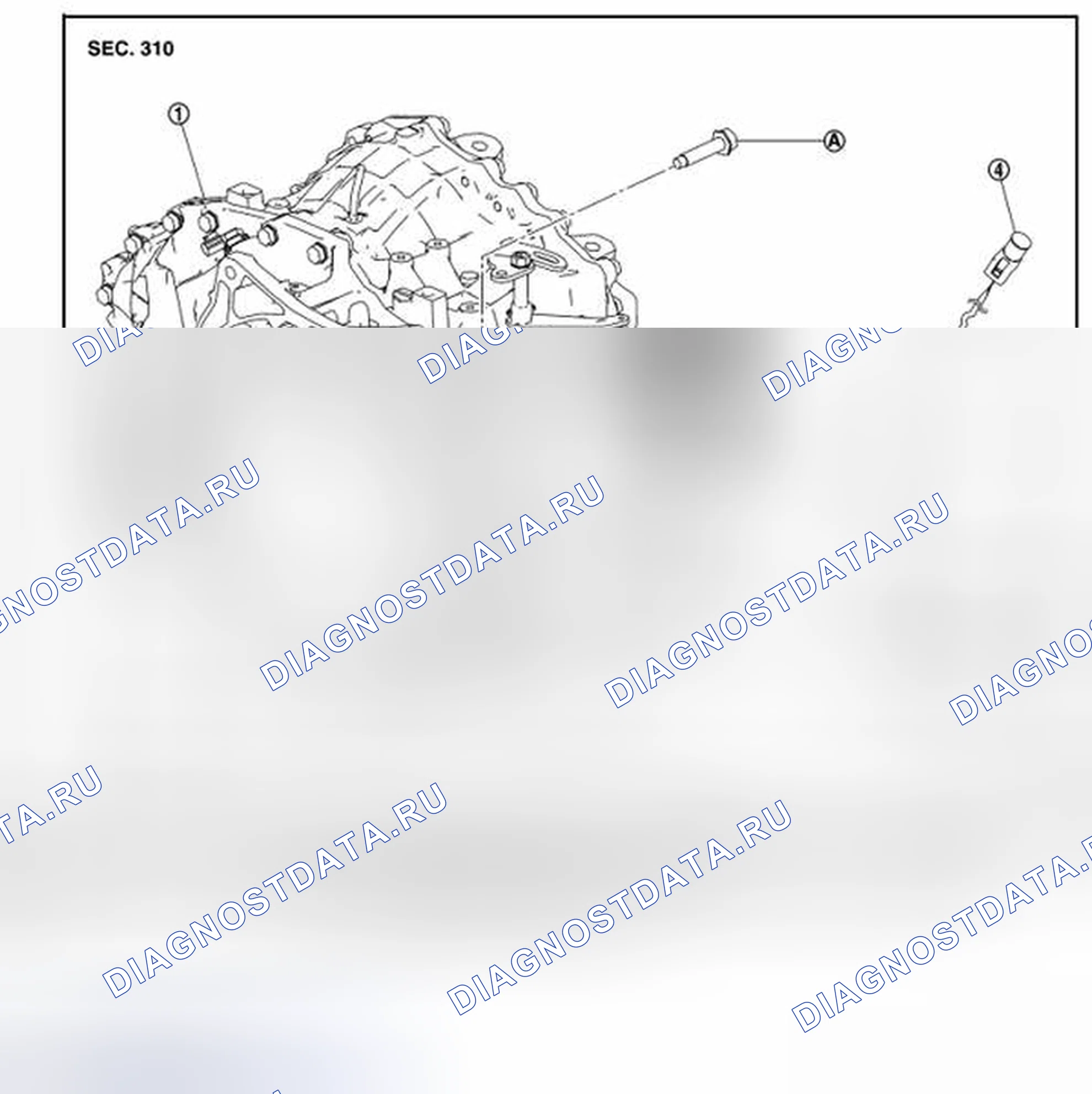 Рис. 44: 2WD: разнесенный вид. BMW 4 серия F32/F33 рестайлинг
