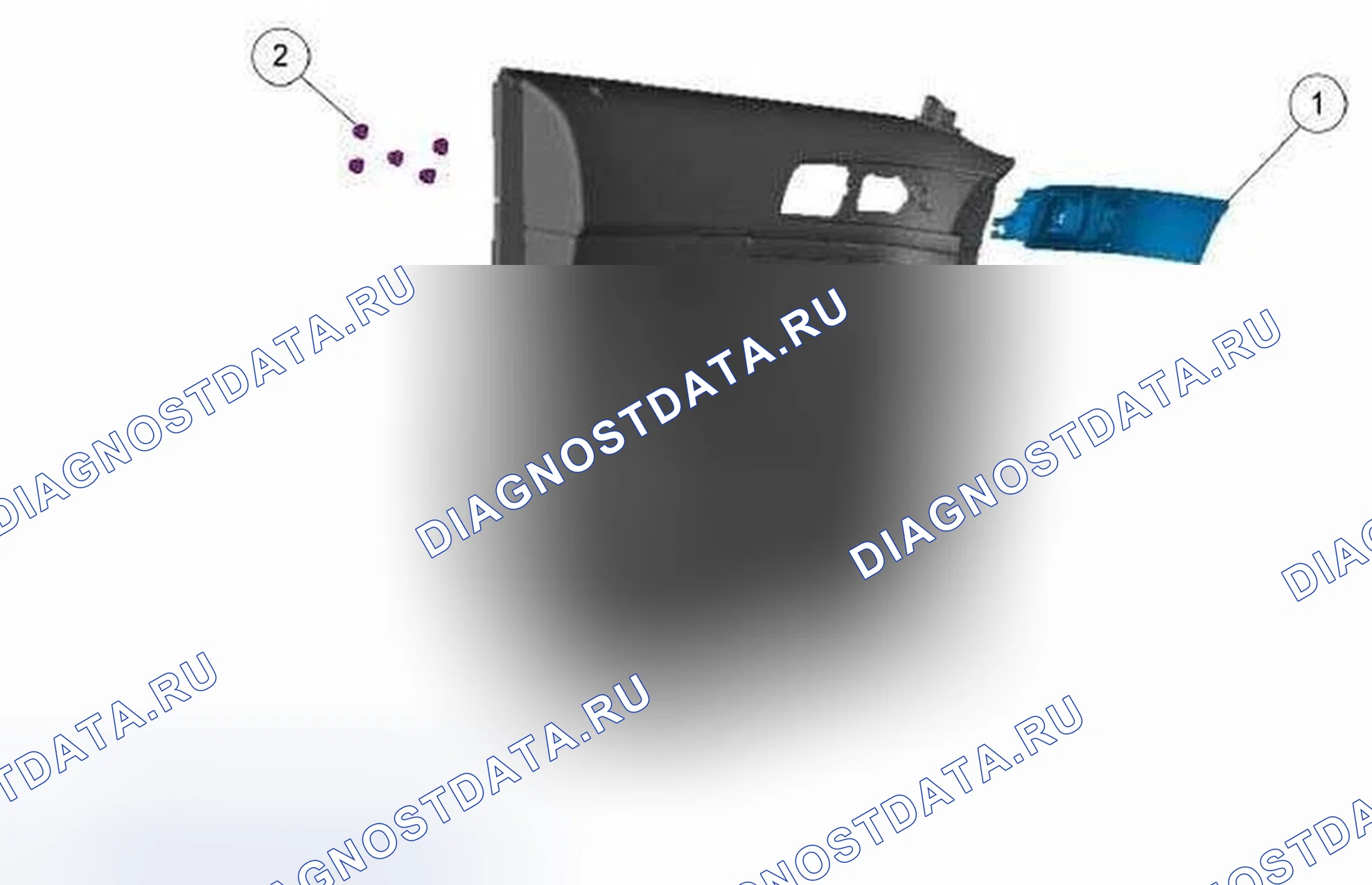 Рис. 114: Разнесенный вид. Ford Explorer V