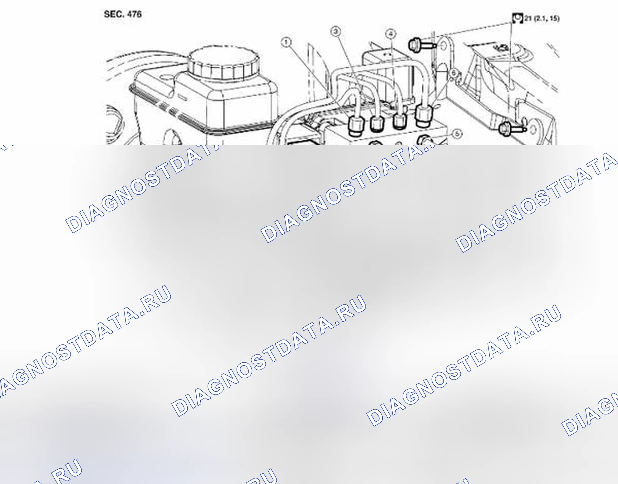 Рис. 121: Привод и электрический блок (в сборе): Демонтаж и монтаж. Suzuki Equator I