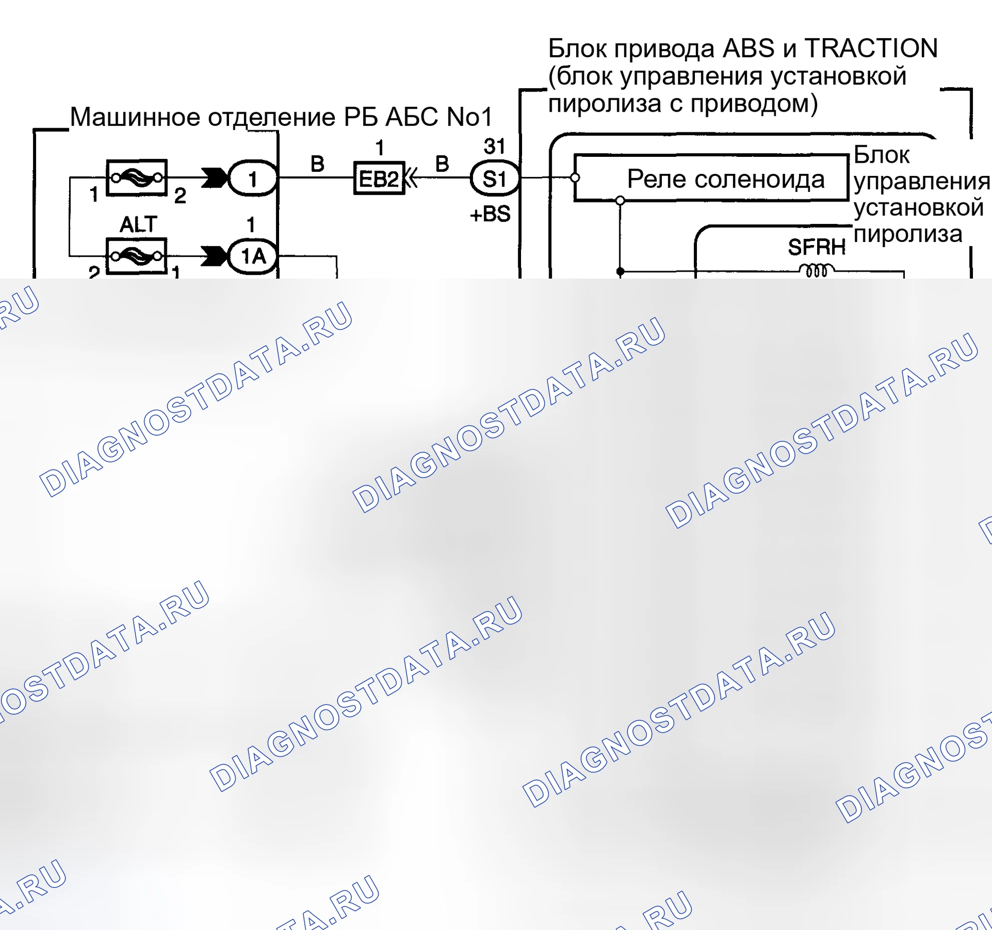 Рис. 168: электросхема. Toyota Matrix E130