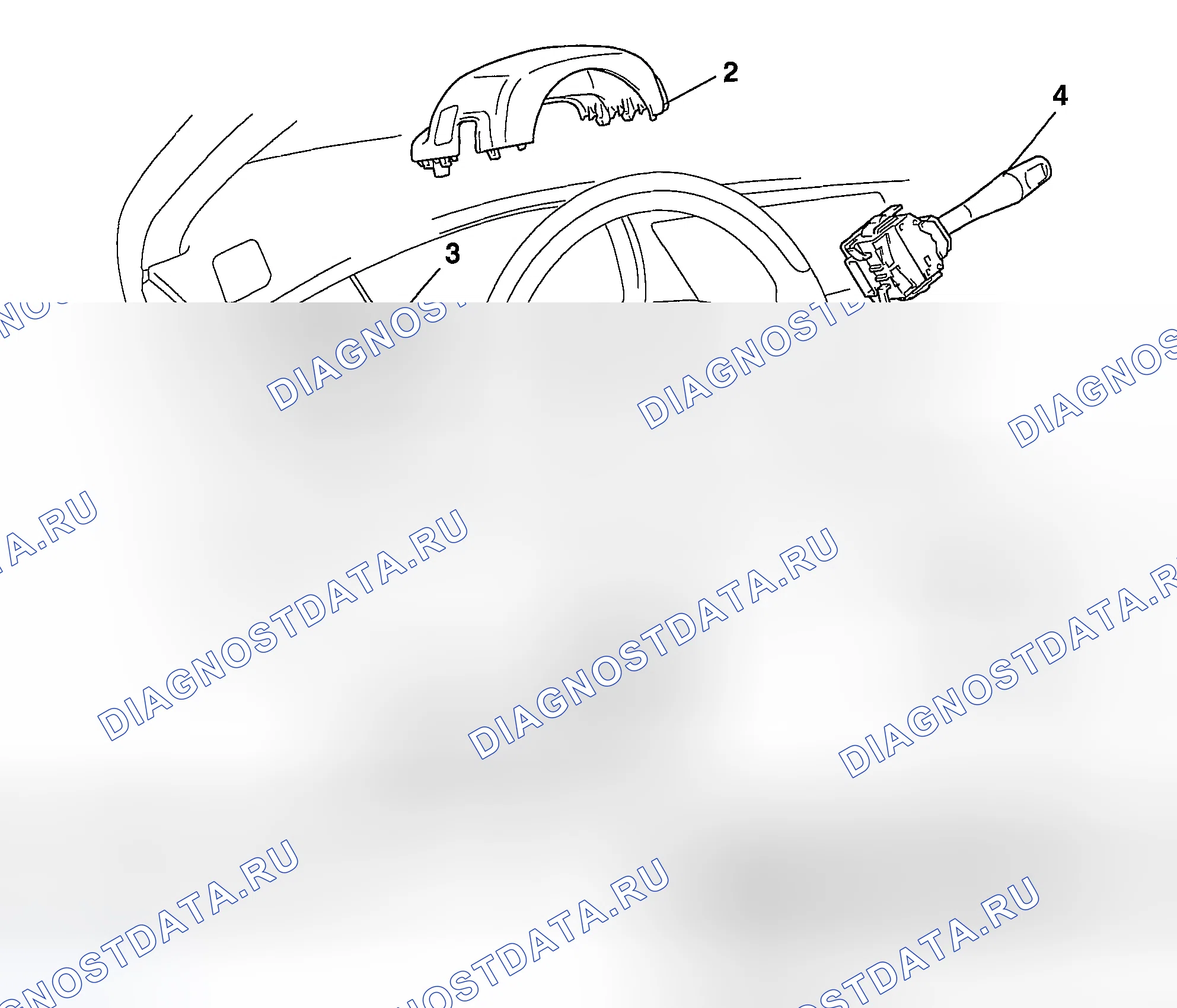 Рис. 16: ДЕМОНТАЖ И МОНТАЖ ВЫКЛЮЧАТЕЛЯ КОЛОНКИ. Mazda MX-5 NA