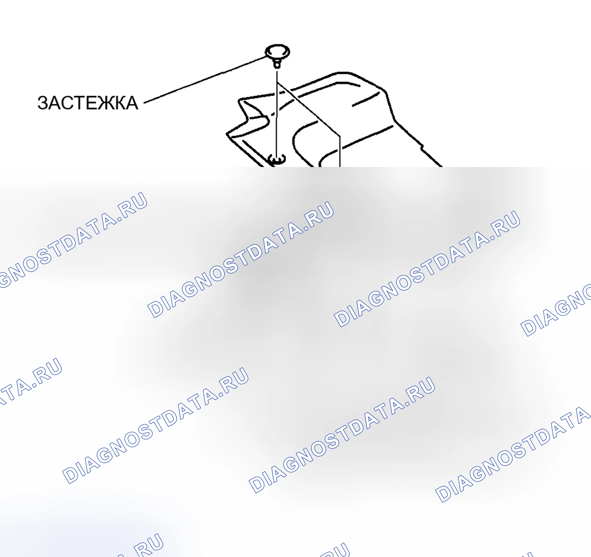 Рис. 55: ДЕМОНТАЖ / МОНТАЖ КОВРИКА БАГАЖНИКА. Mazda MX-5 NC рестайлинг