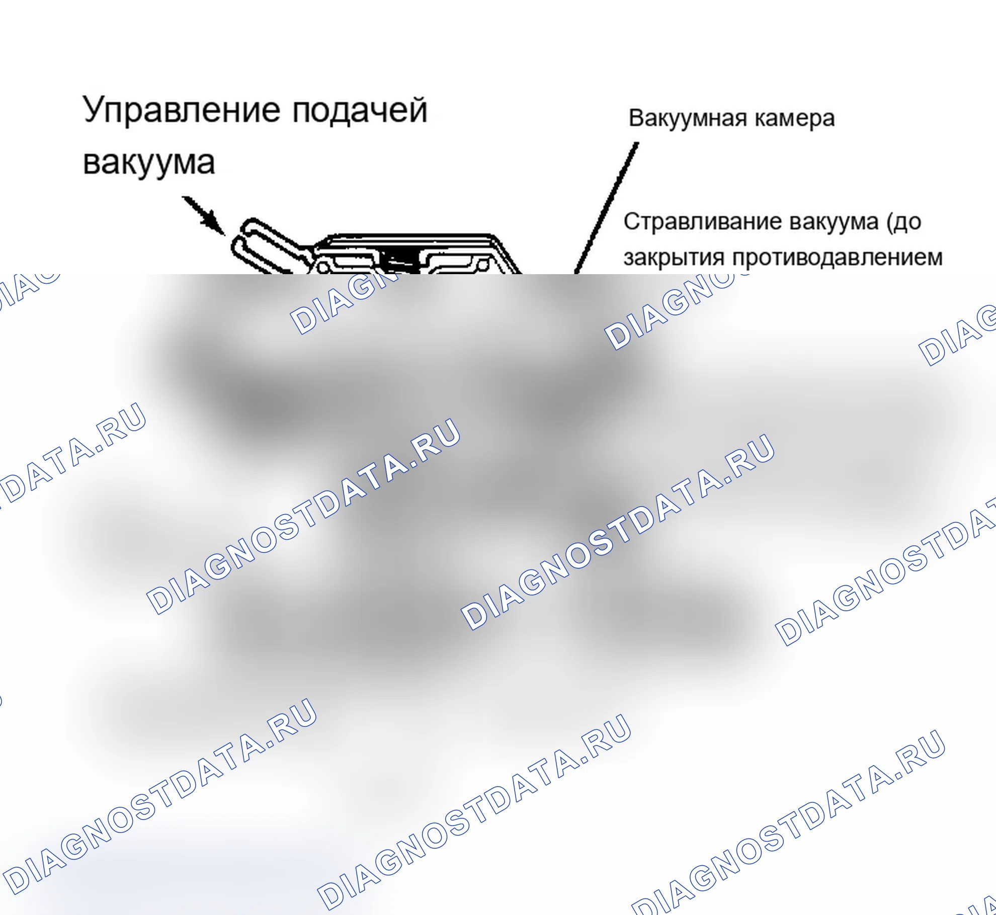 Рис. 98: Встроенный рециркуляция отработавших газов-клапан датчика противодавления. Mercury Sable I