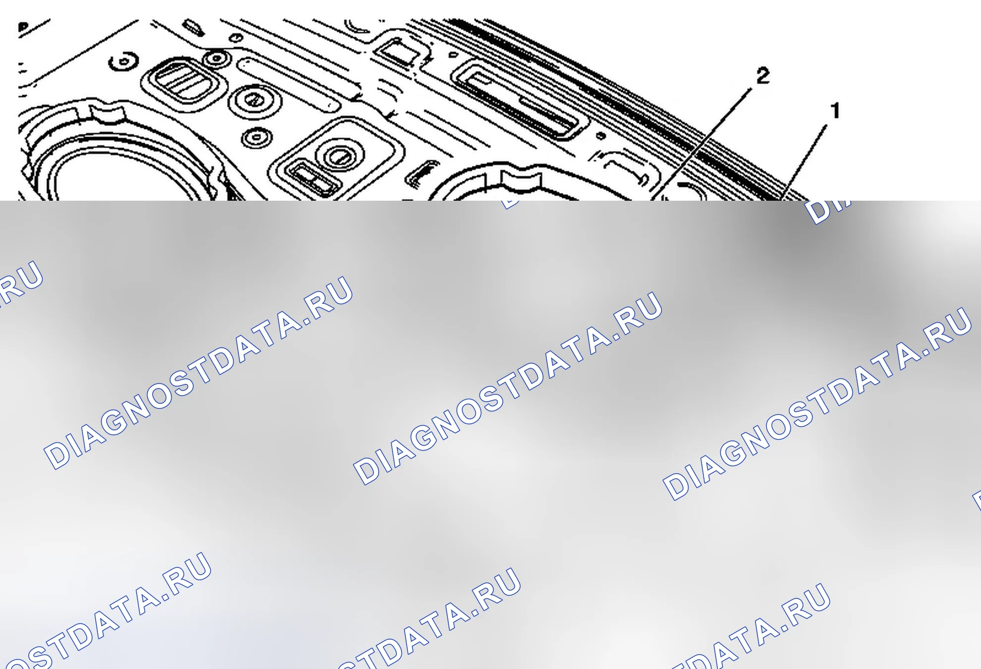 Рис. 25: Замена динамика заднего отсека радиоприемника. Chevrolet Cruze I рестайлинг