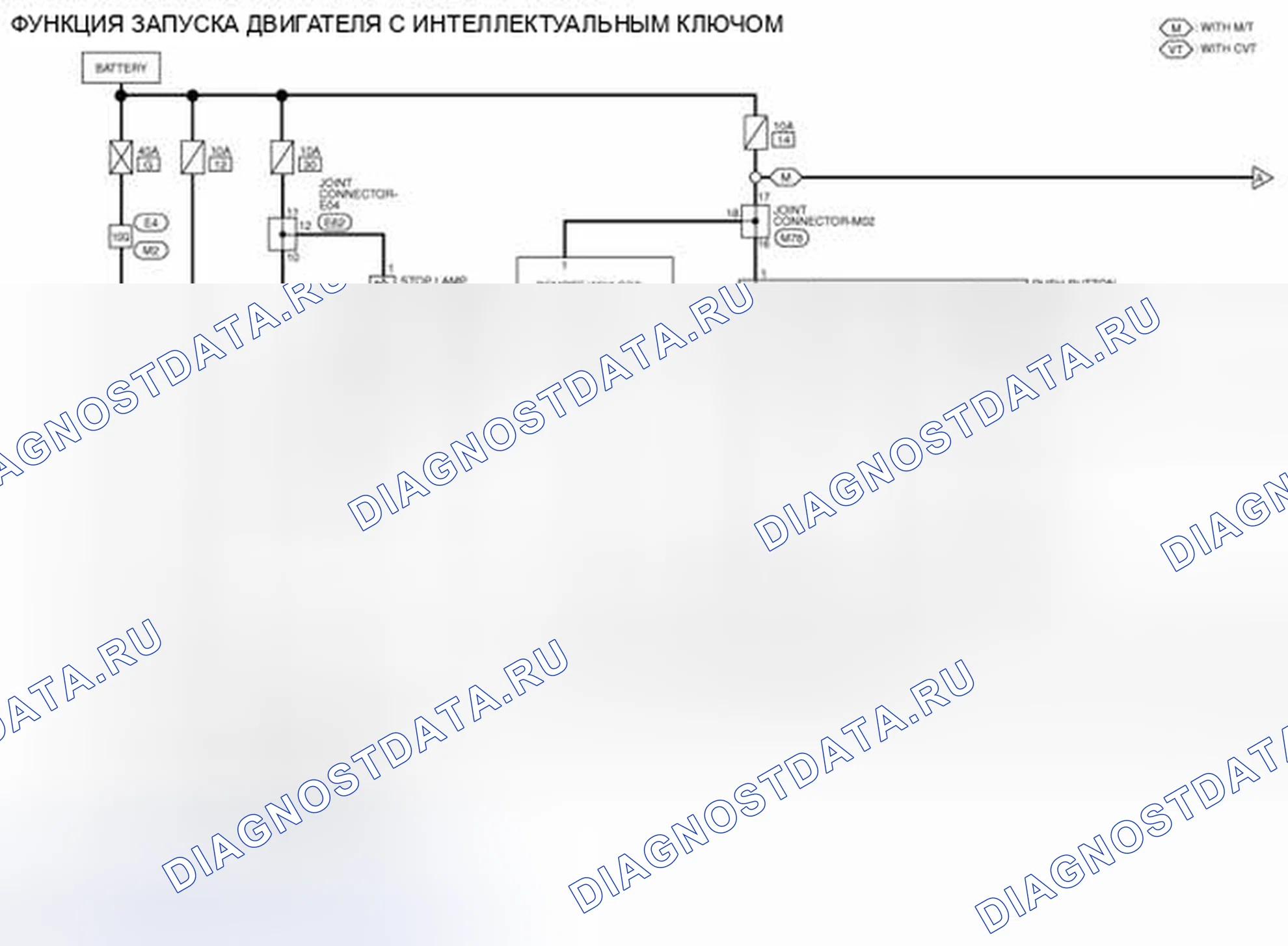 Рис. 153: электросхема. Nissan Sentra B17 рестайлинг