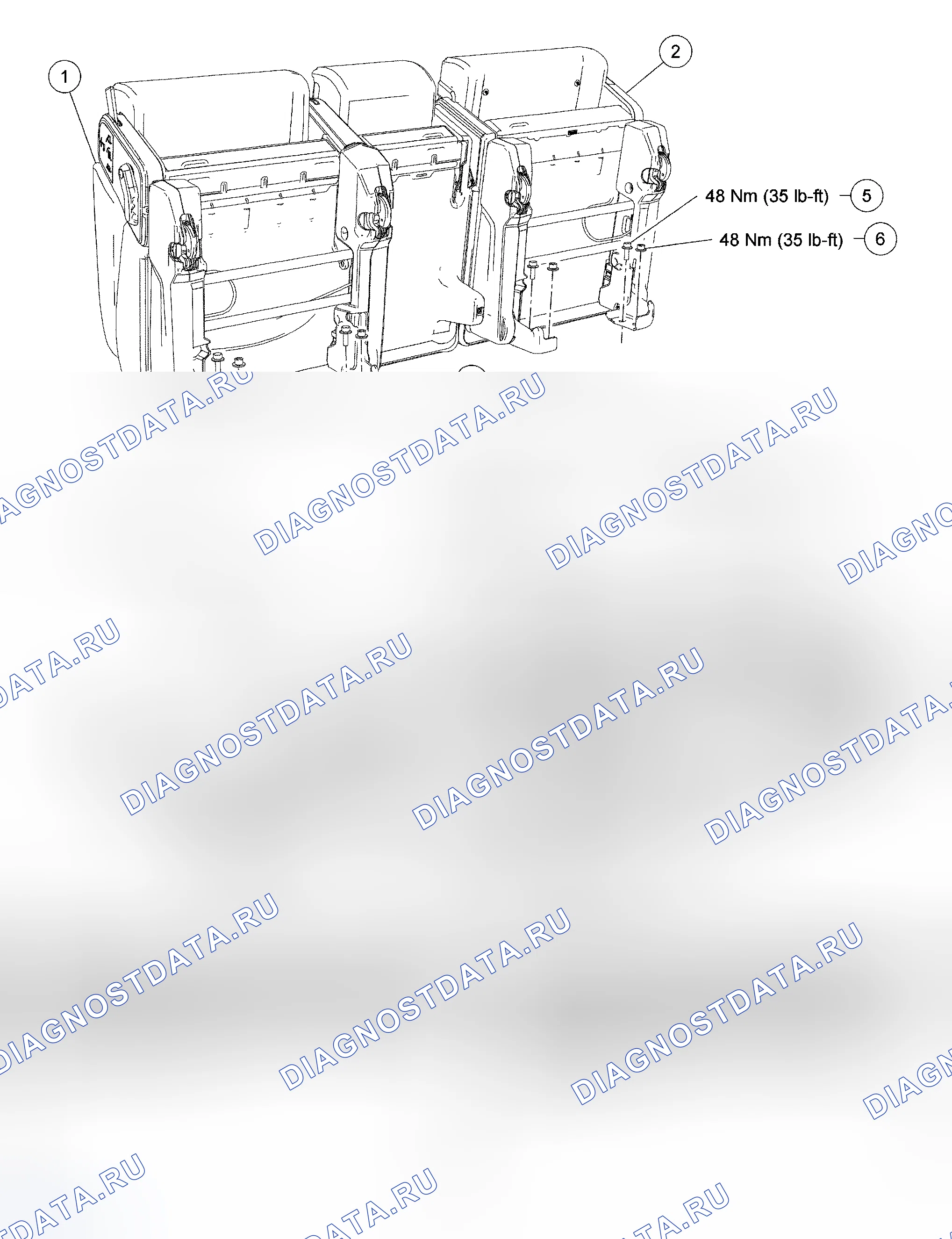 Рис. 48: Демонтаж и монтаж. Hyundai Mistra II