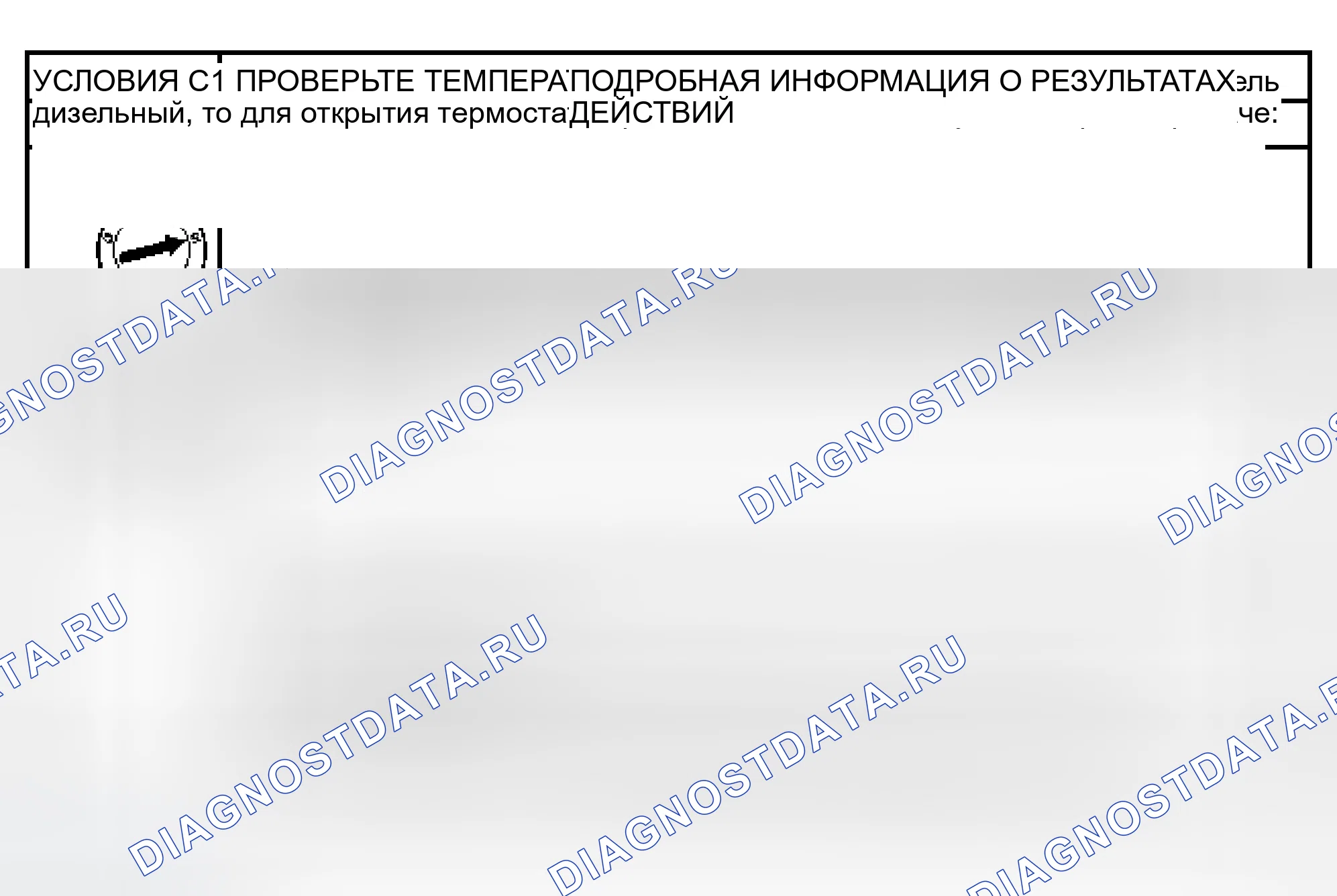 Рис. 6: КОНТРОЛЬНАЯ ТОЧКА C: ДВИГАТЕЛЬ НЕ ДОСТИГАЕТ НОРМАЛЬНОЙ РАБОЧЕЙ ТЕМПЕРАТУРЫ. Ford Excursion I