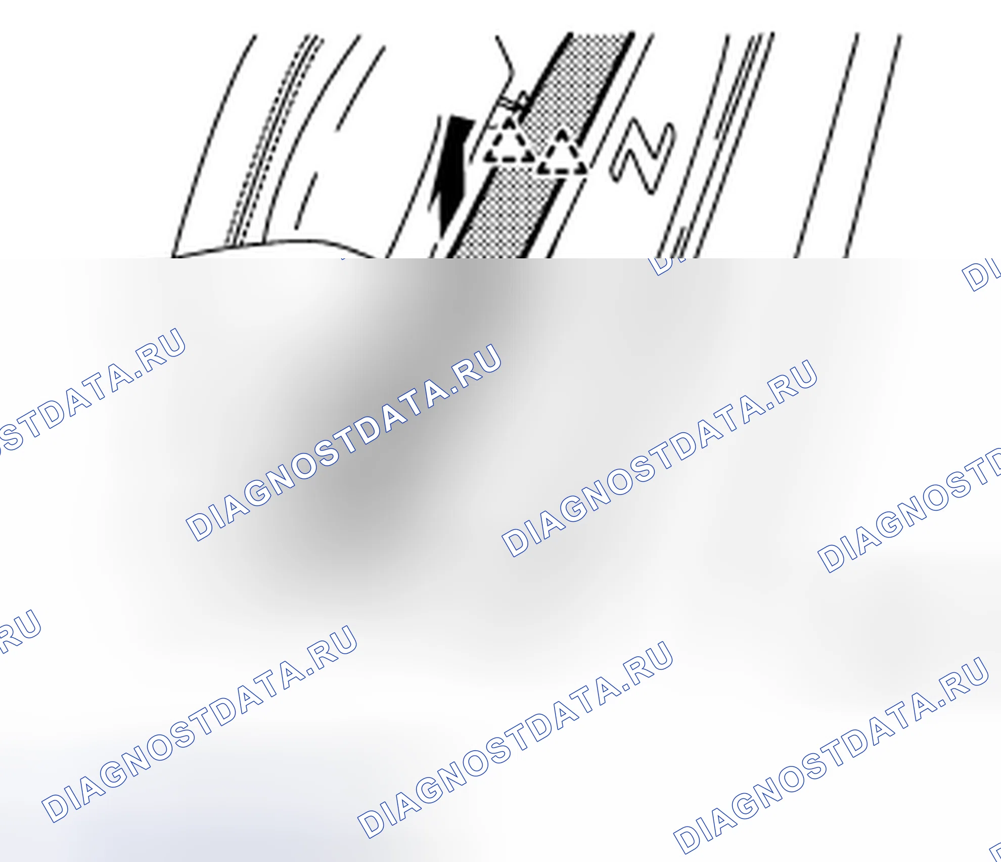 Рис. 65: ВНУТРЕННЯЯ ОТБОЙНАЯ ПЛАСТИНА. Honda MDX I