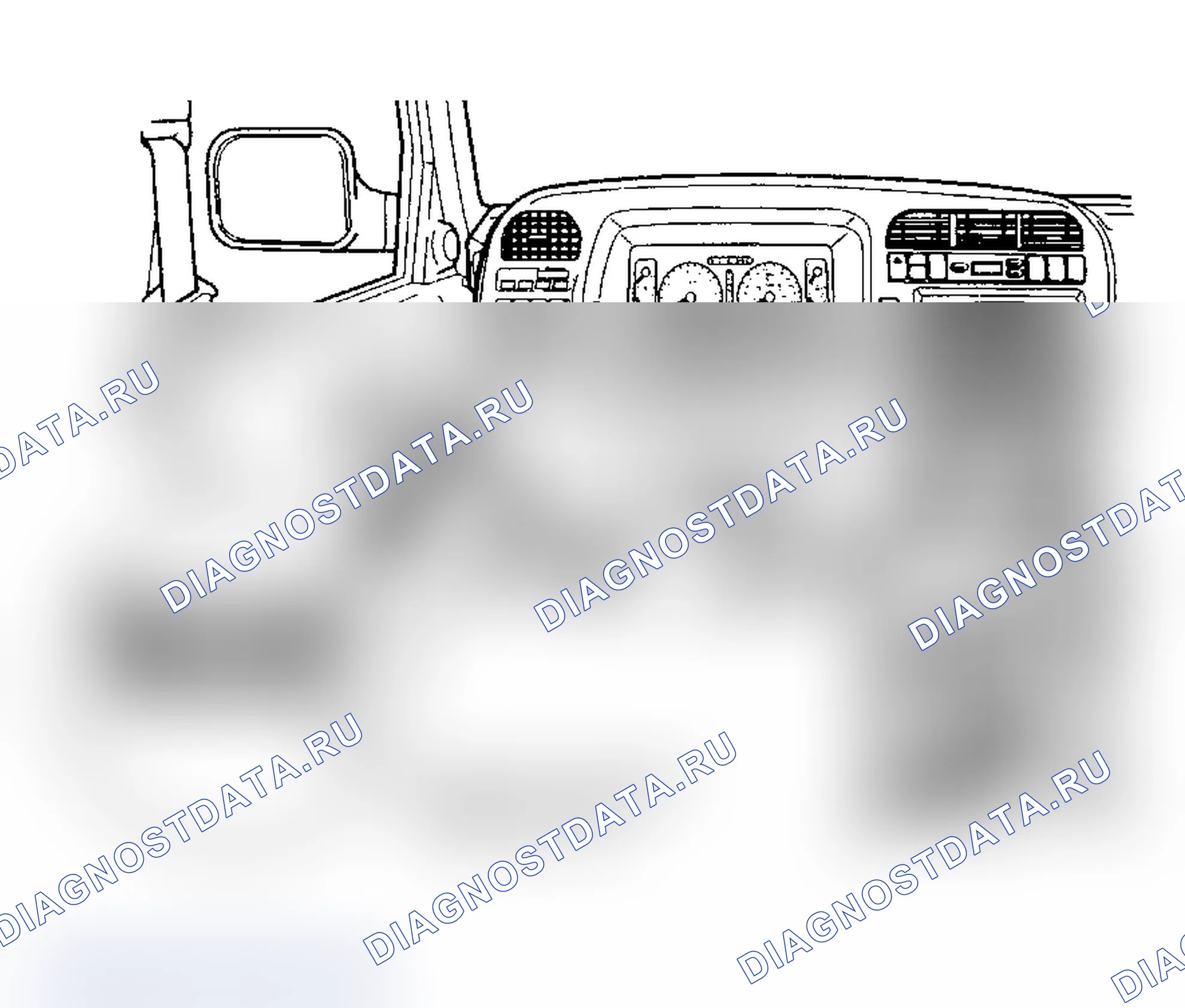 Рис. 34: Переключатель режимов ЗИМА. Acura SLX I