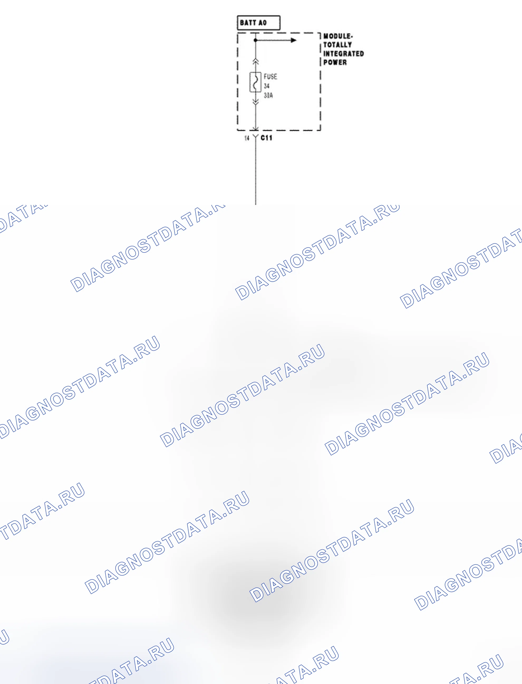 Рис. 5: Принципиальная схема. Dodge Avenger II