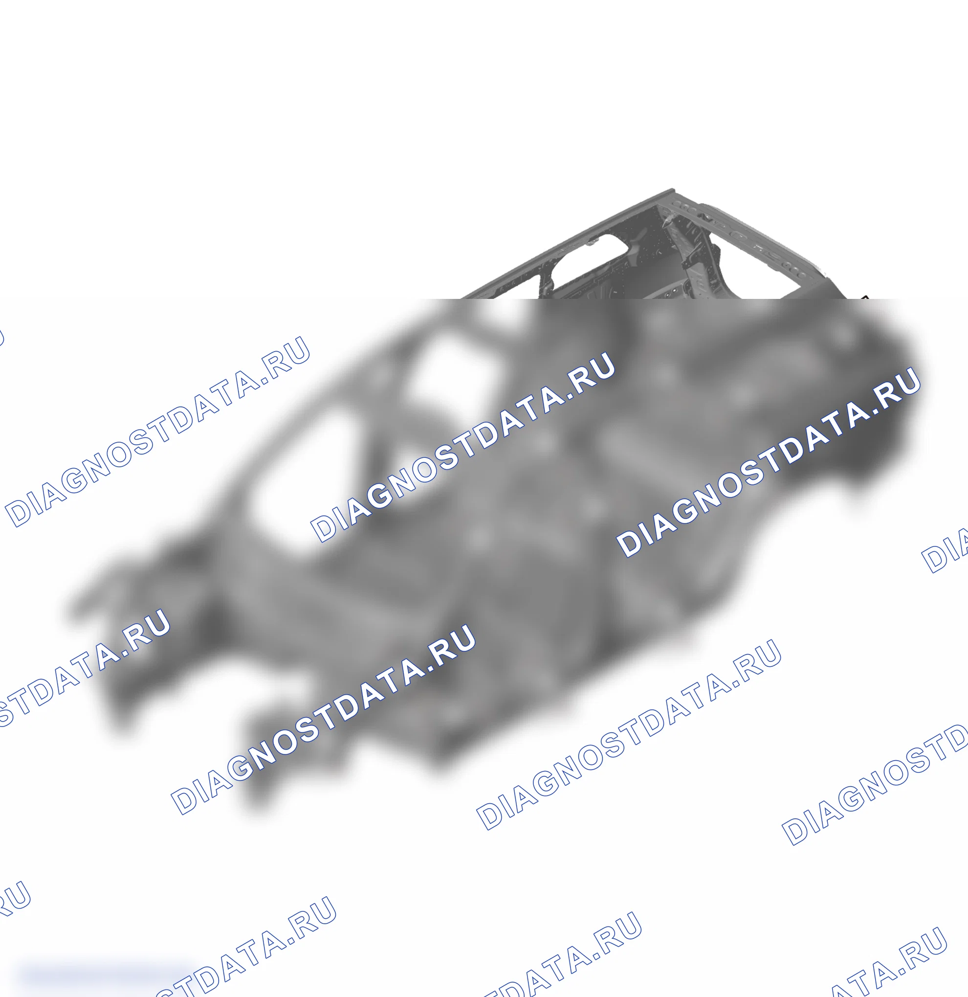 Схема расположения секций кузова — Wey V9X. Wey V9X I