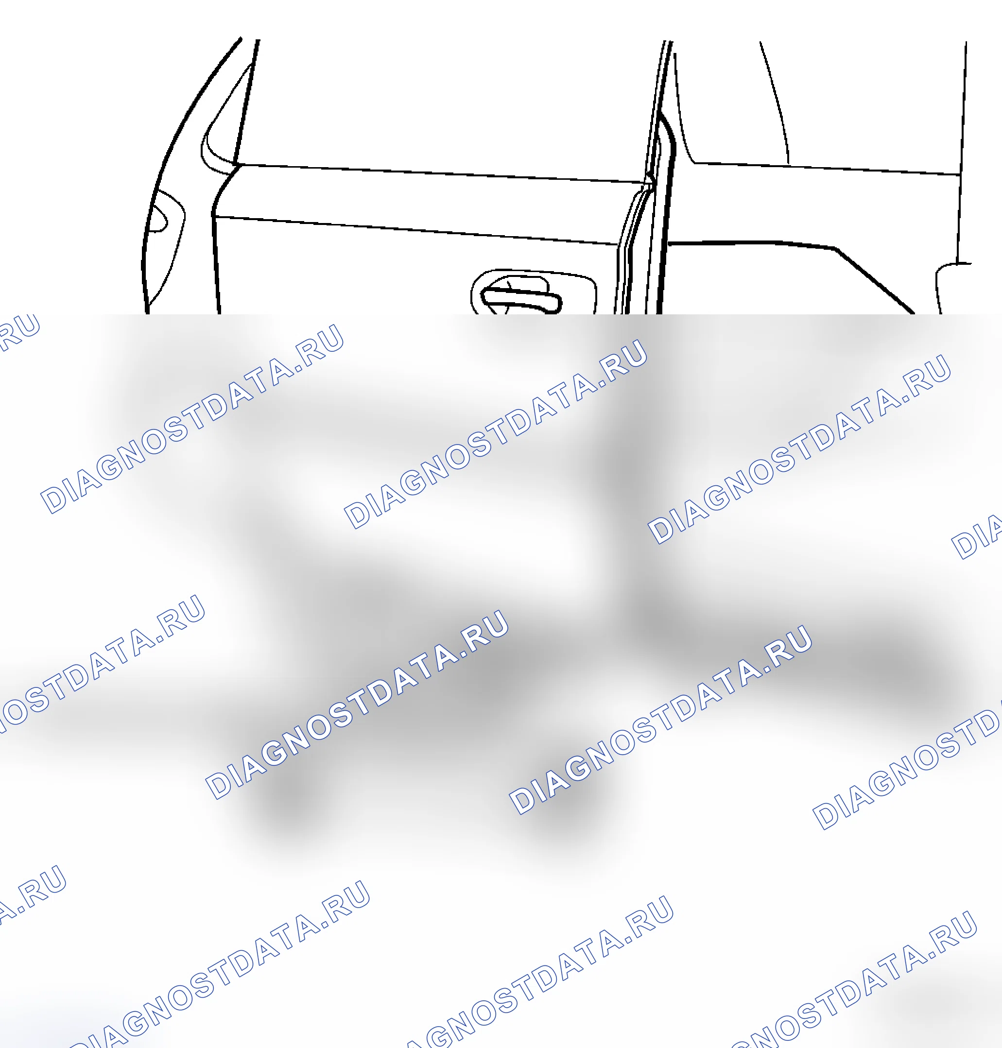 Рис. 6: ДЕМОНТАЖ. Dodge Caravan IV