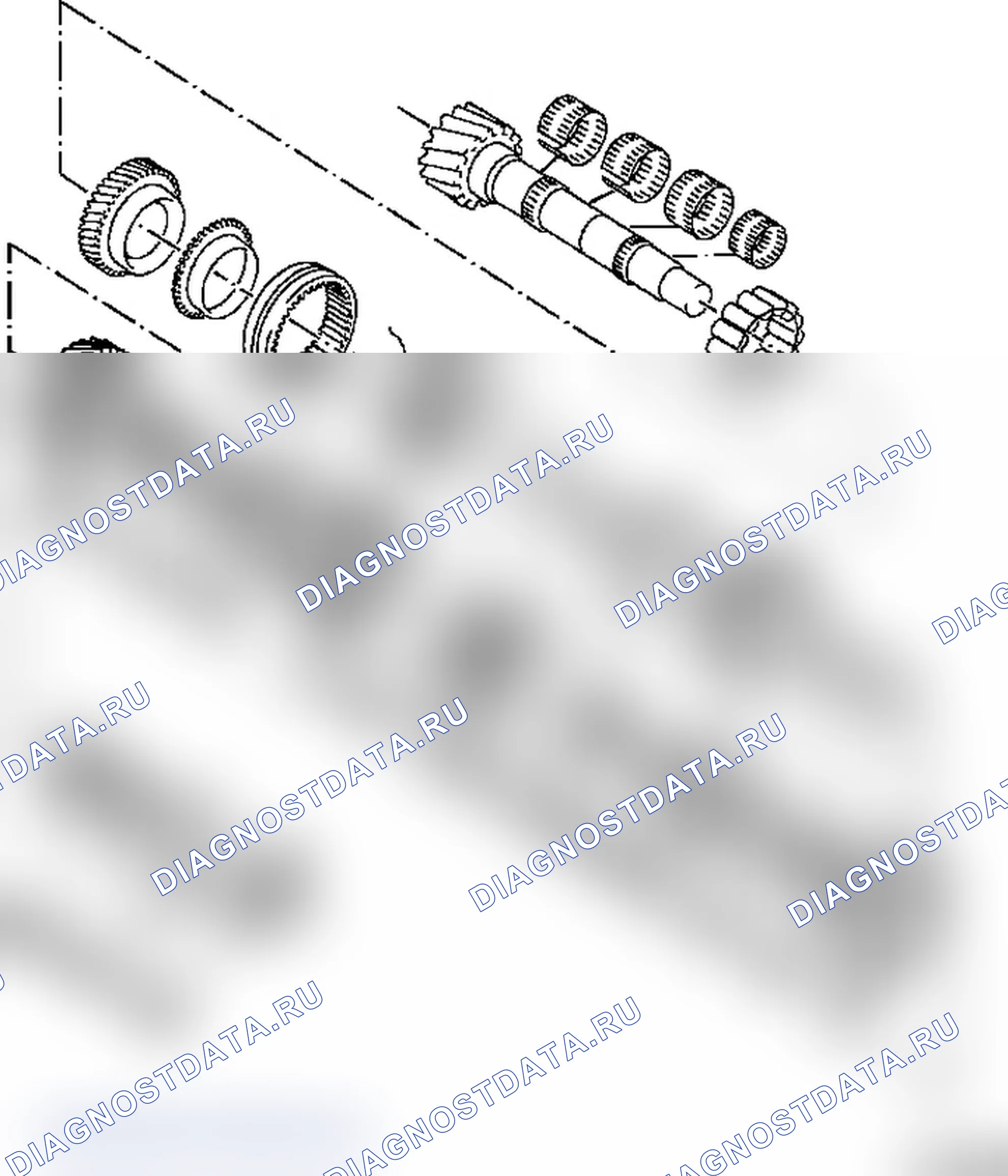Разборка и сборка главного вала (F18). Opel Astra G