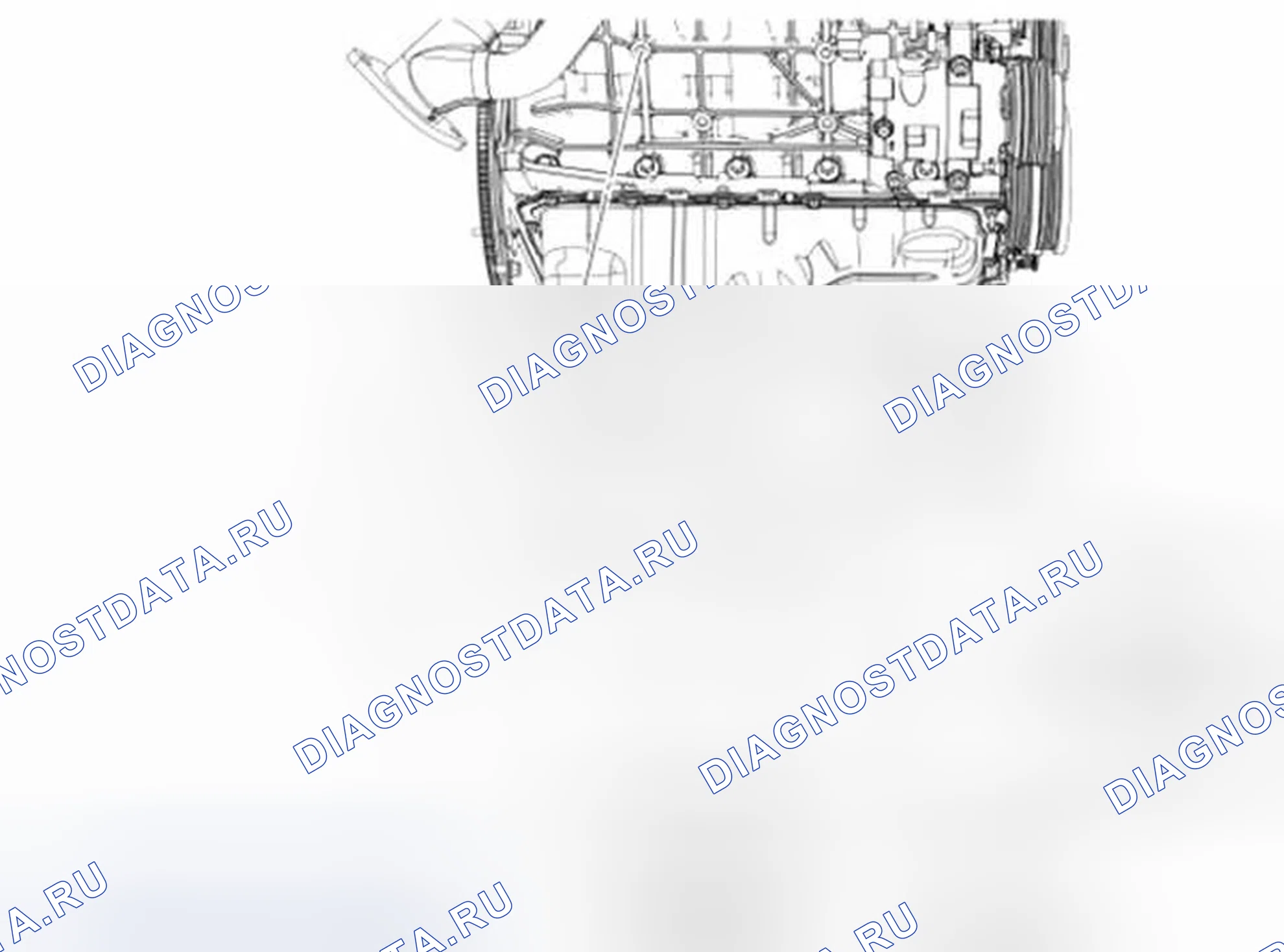 Рис. 1418: Опорный изолятор правого двигателя. Ford Mustang V рестайлинг