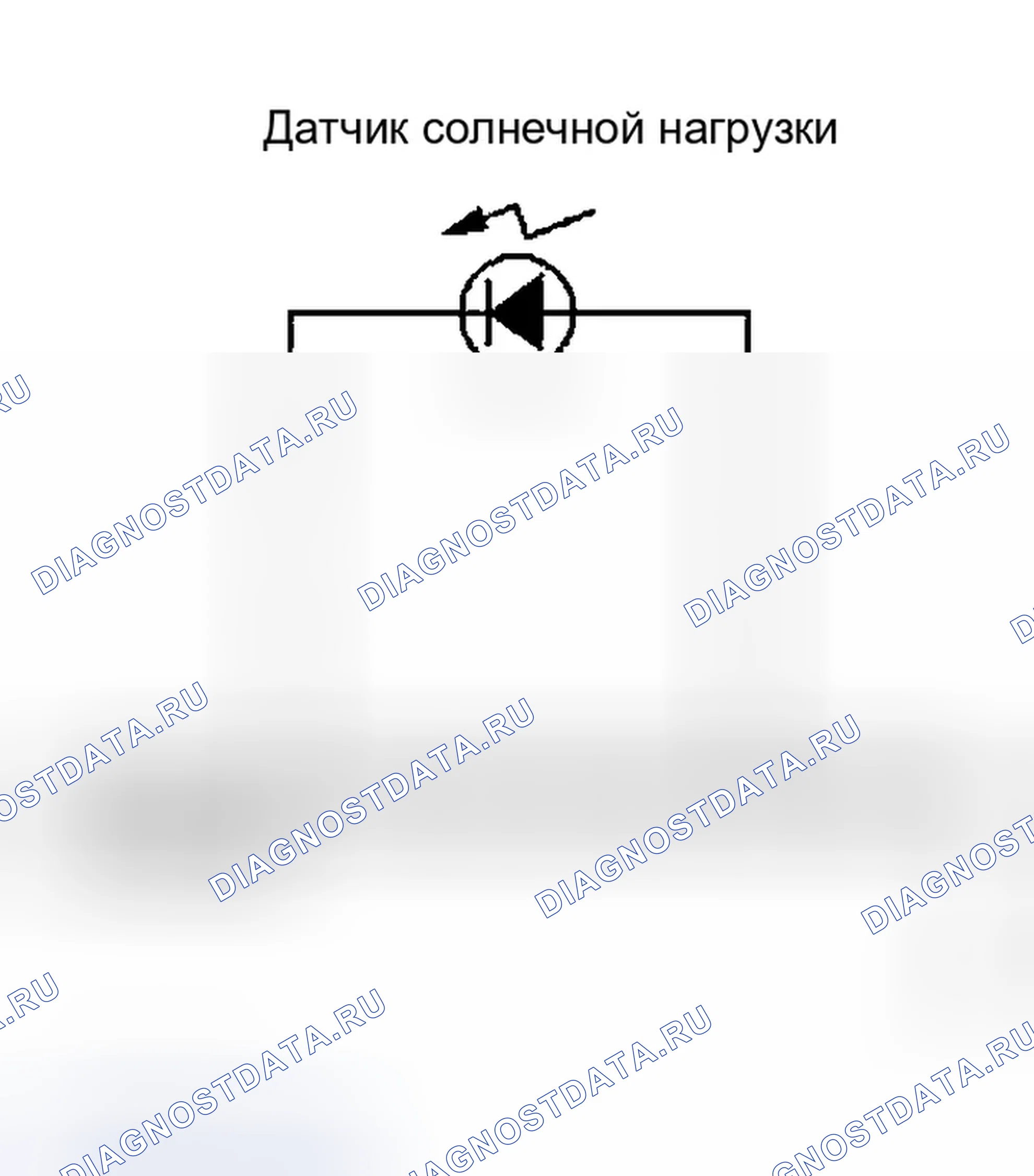 Рис. 59: ДИАГНОСТИЧЕСКАЯ ПРОЦЕДУРА ДЛЯ ДАТЧИКА СОЛНЕЧНОЙ НАГРУЗКИ. Infiniti G35 III