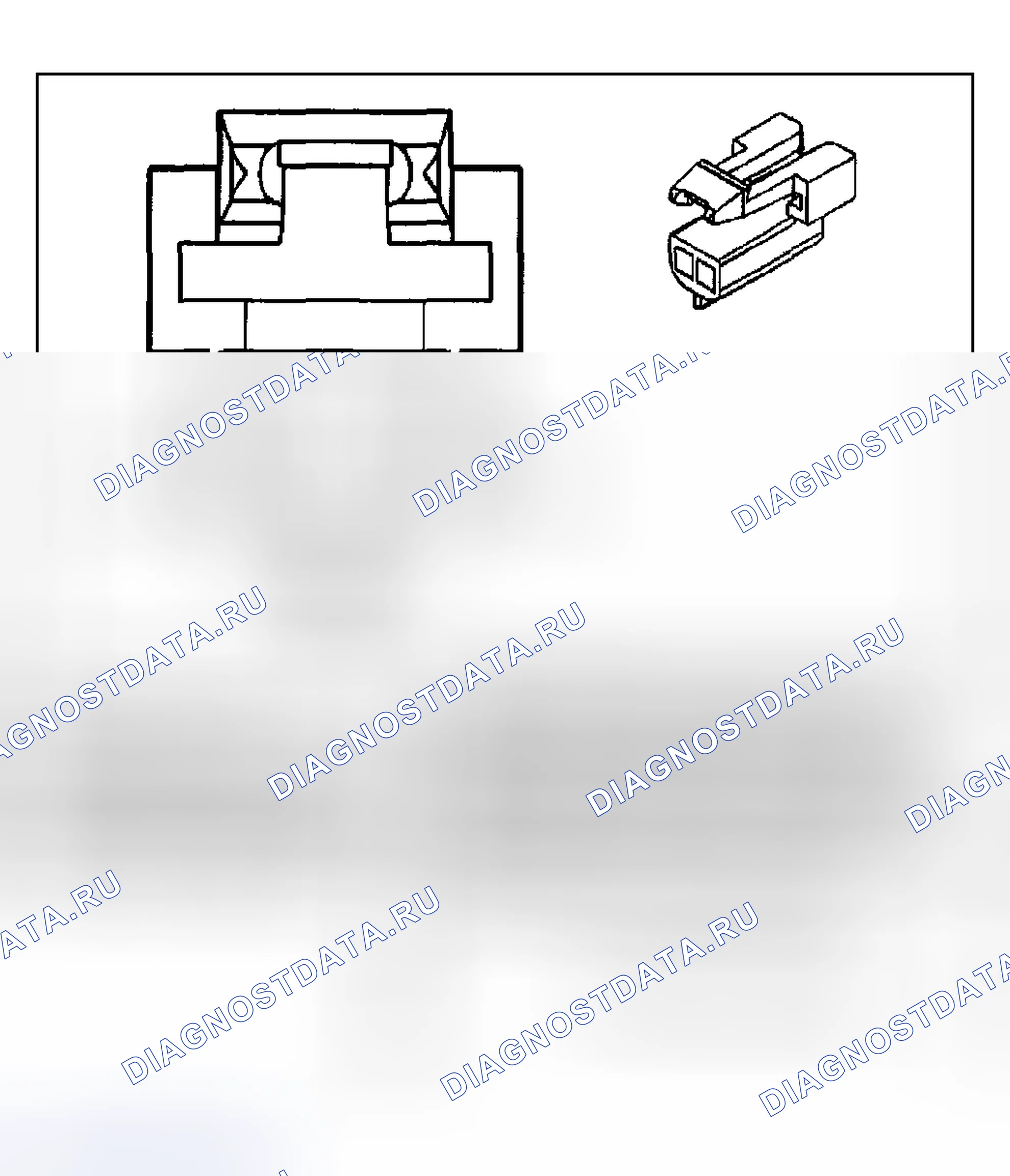 Рис. 356: Датчик температуры испарителя. Hyundai Venue I