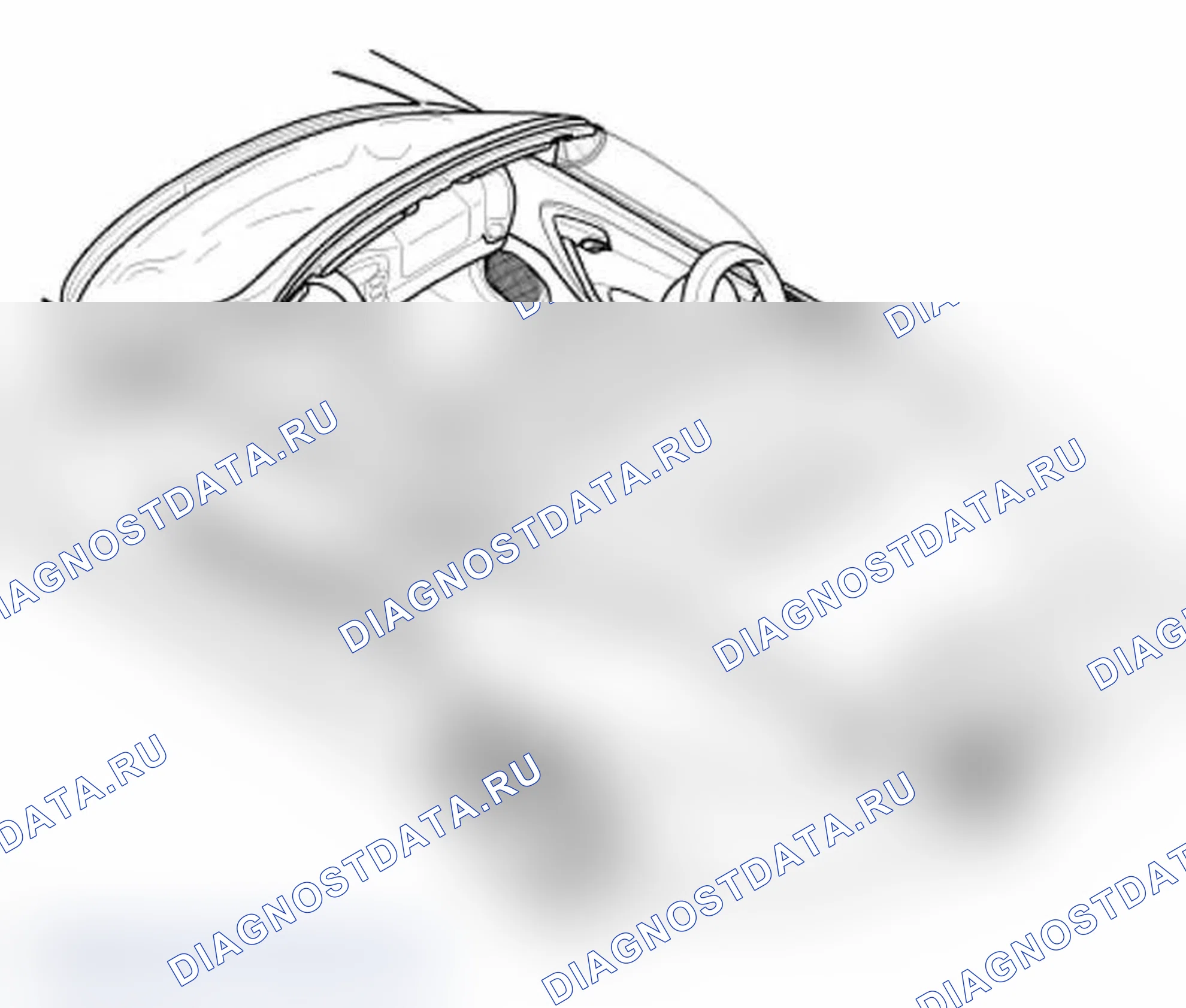 Рис. 106: Снятие и установка нижней части замка крышки сзади. Porsche Boxster S 986 рестайлинг