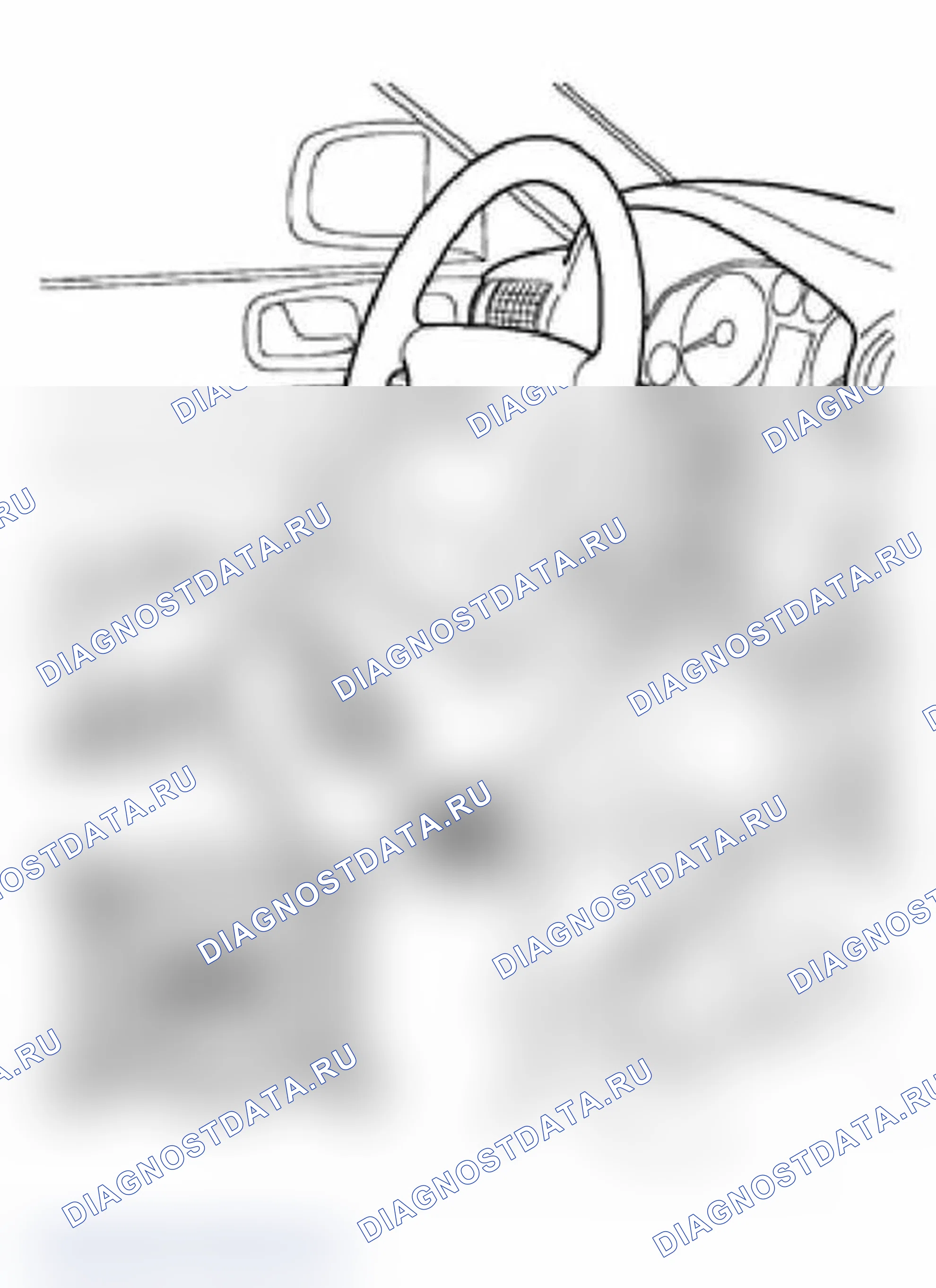 Рис. 979: Разъем канала передачи данных (диагностический разъём). Audi A6 C5 рестайлинг