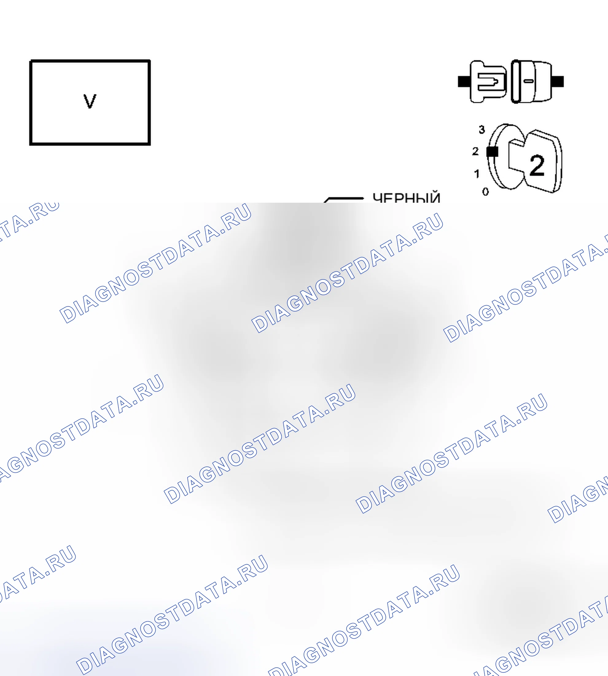 Рис. 329: Диагностический тест. Chrysler Town & Country V