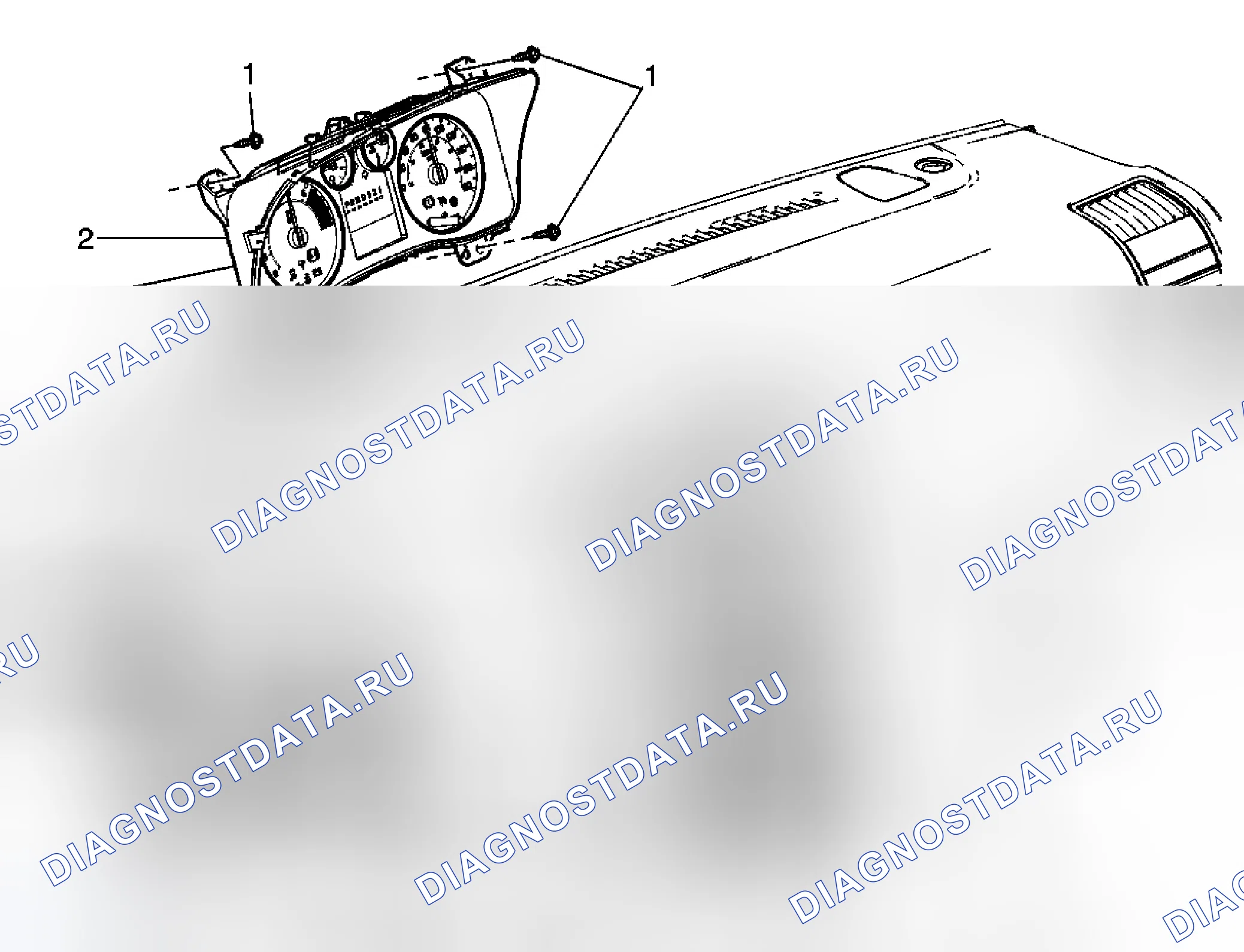 Рис. 56: Замена приборной панели (левый привод). Hummer H3 I