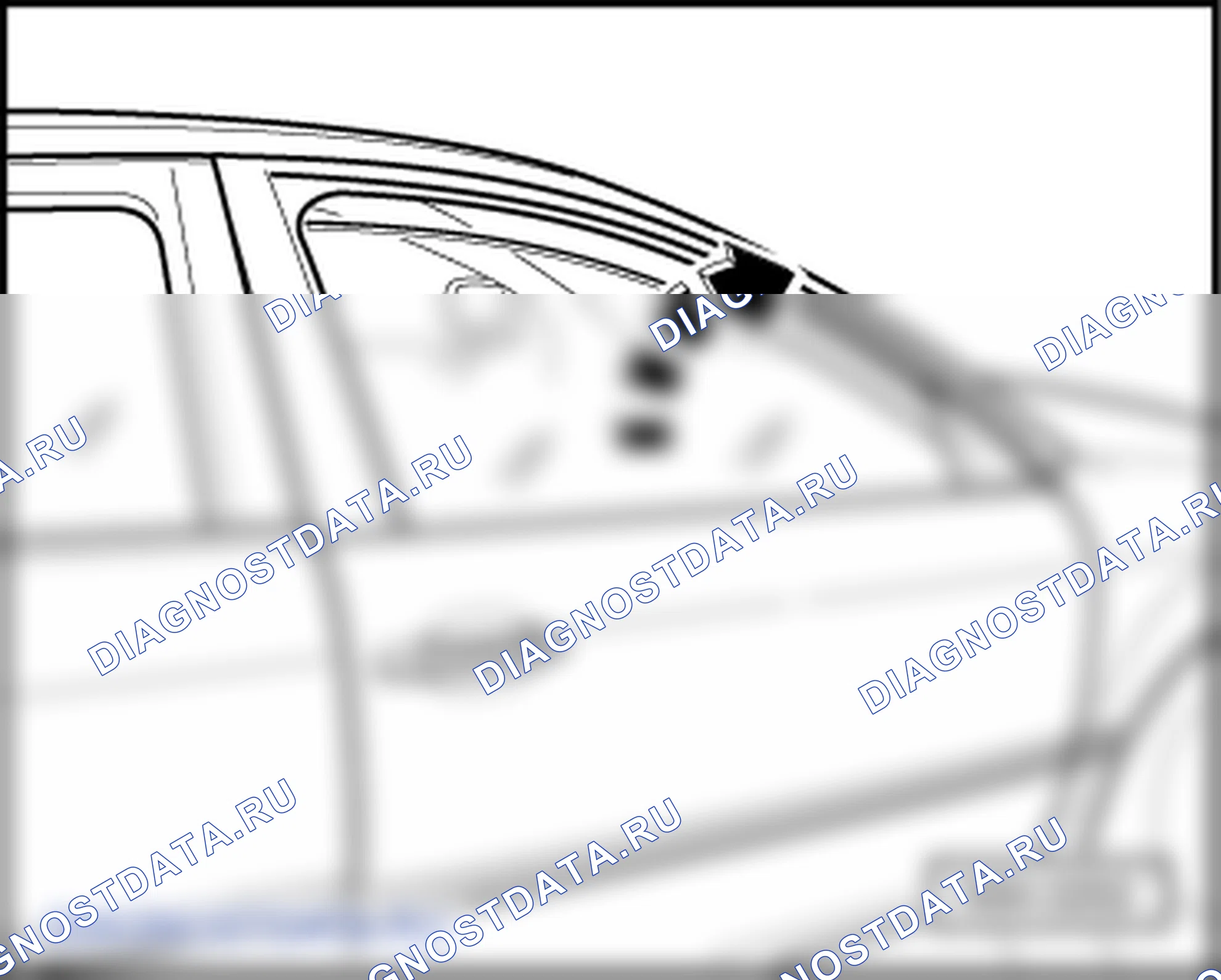 Стекла передних дверей. Volkswagen Phaeton I