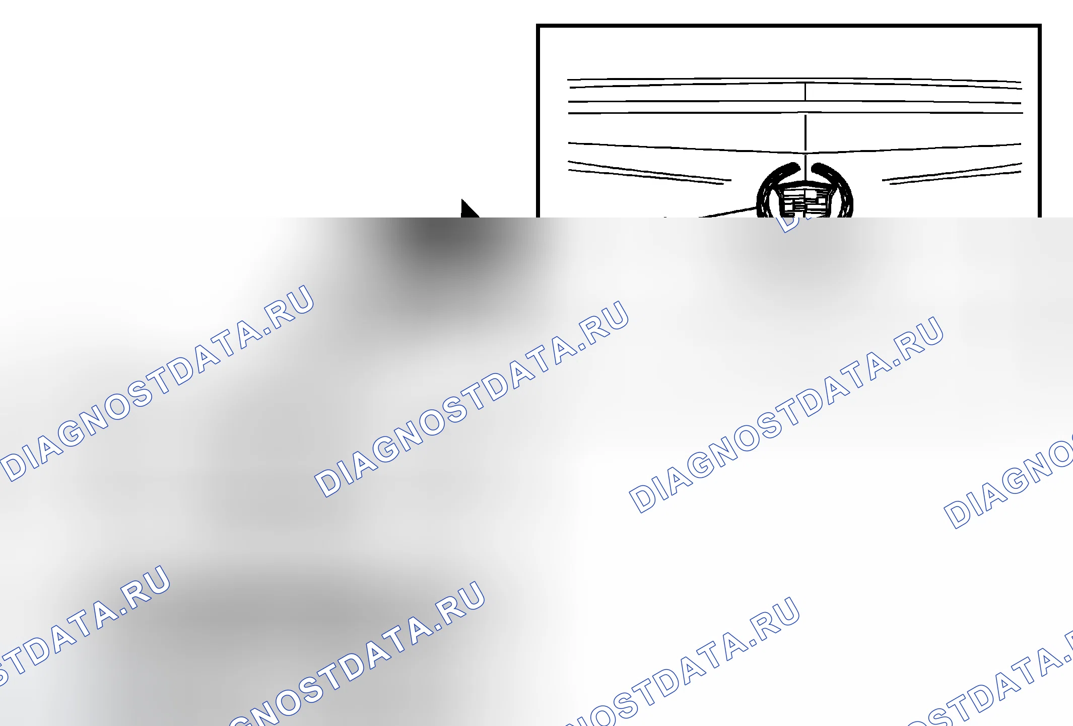 Рис. 11: Замена эмблемы / паспортной таблички крышки заднего отсека. Cadillac ATS I