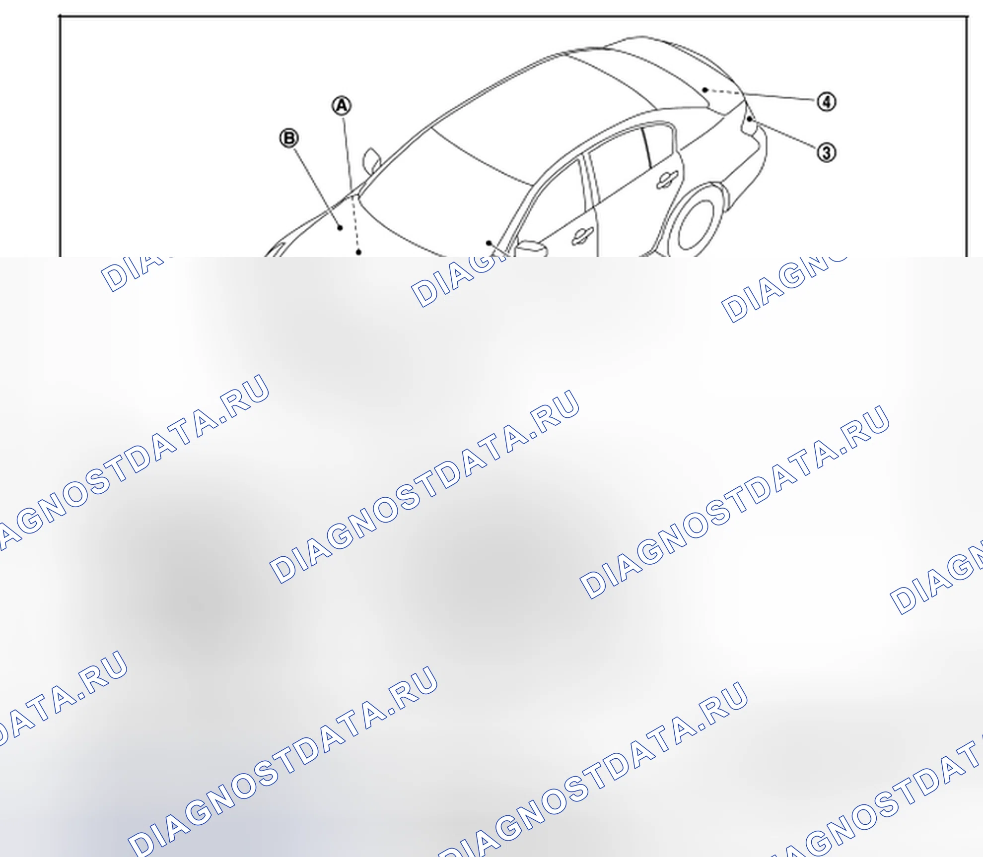 Рис. 13: Расположение компонентов. Infiniti G35 IV