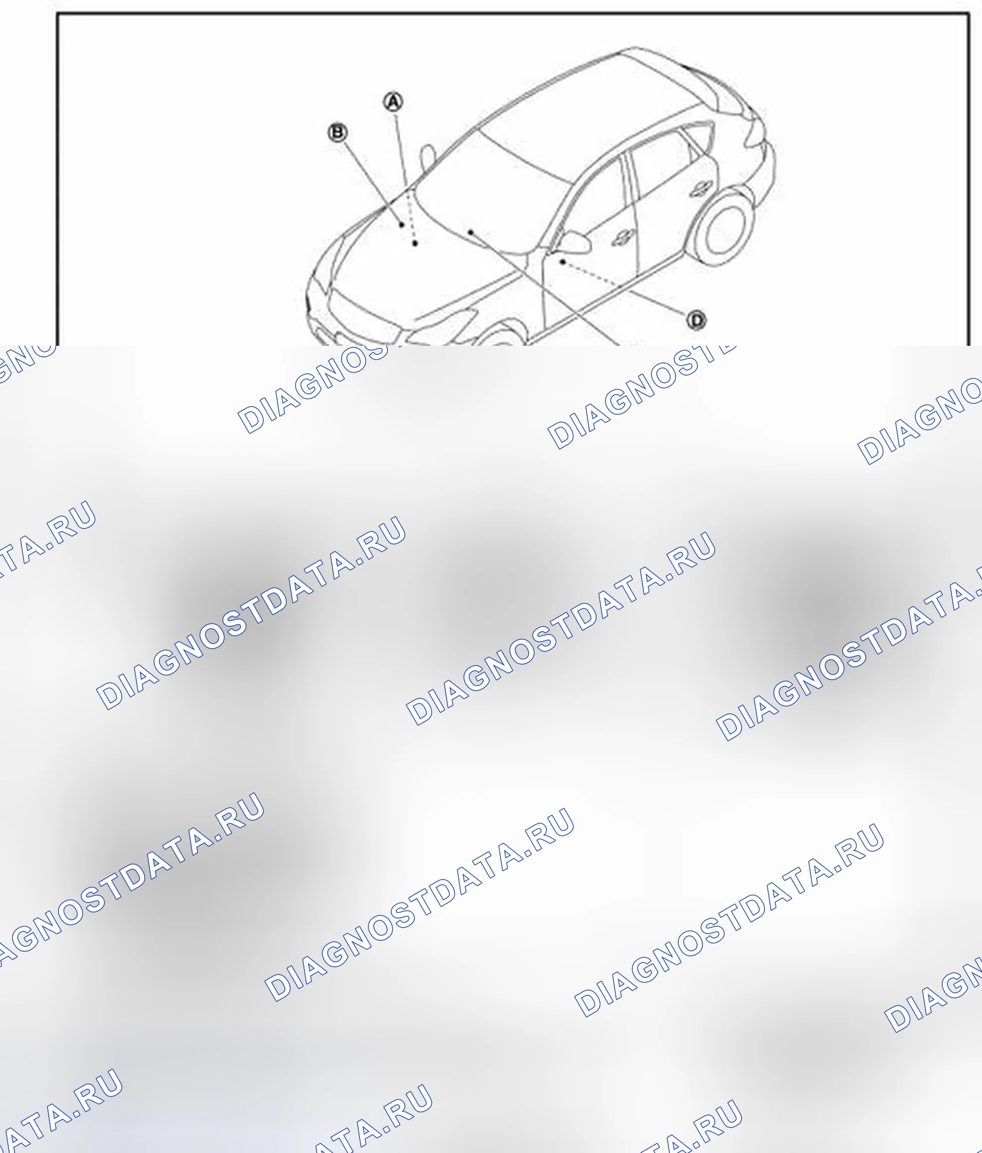 Рис. 117: Расположение компонентов. Infiniti EX35 I