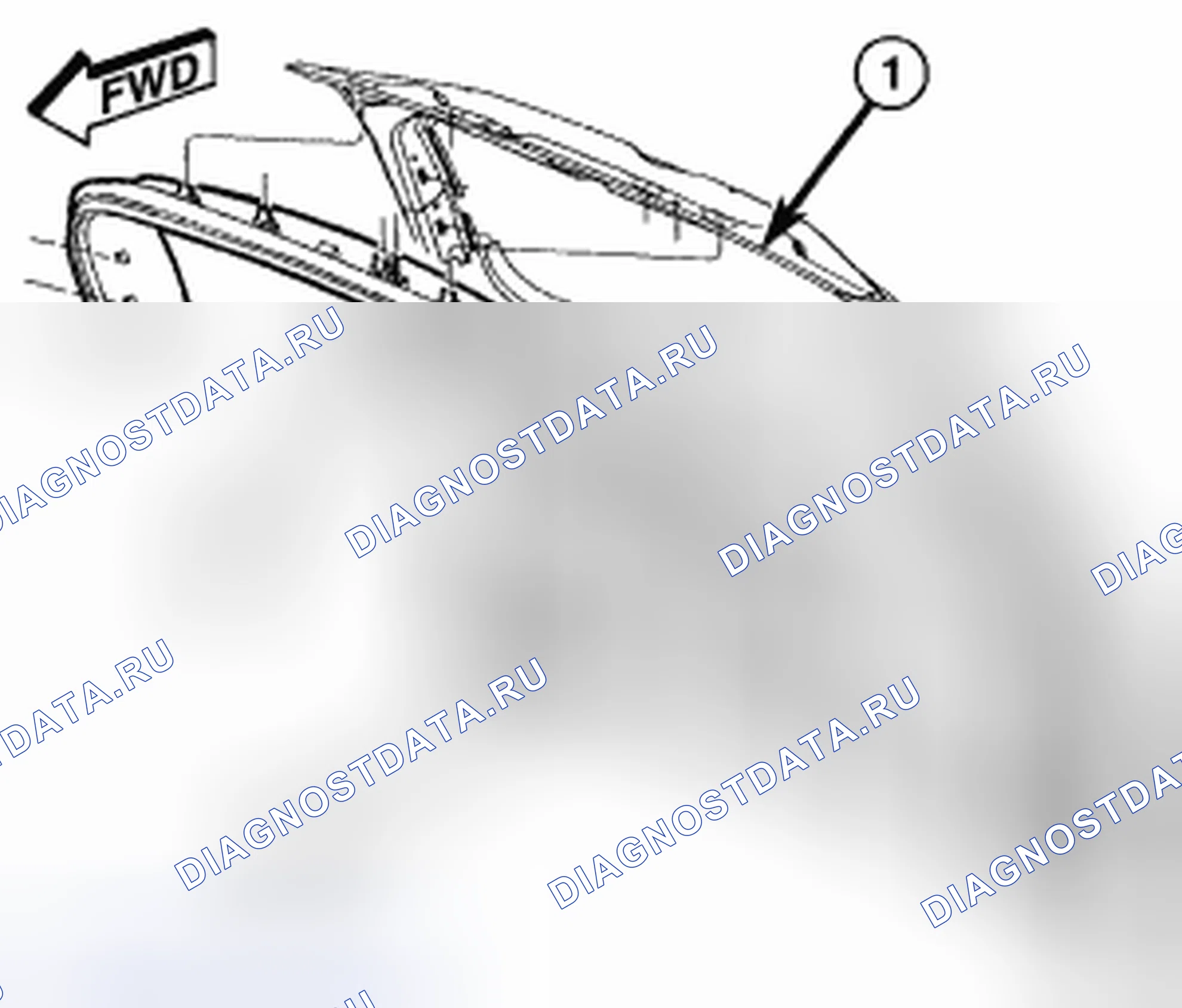 Рис. 34: обивка ЗАТВОРА ПОДЪЕМНИКА. Chrysler Town & Country V