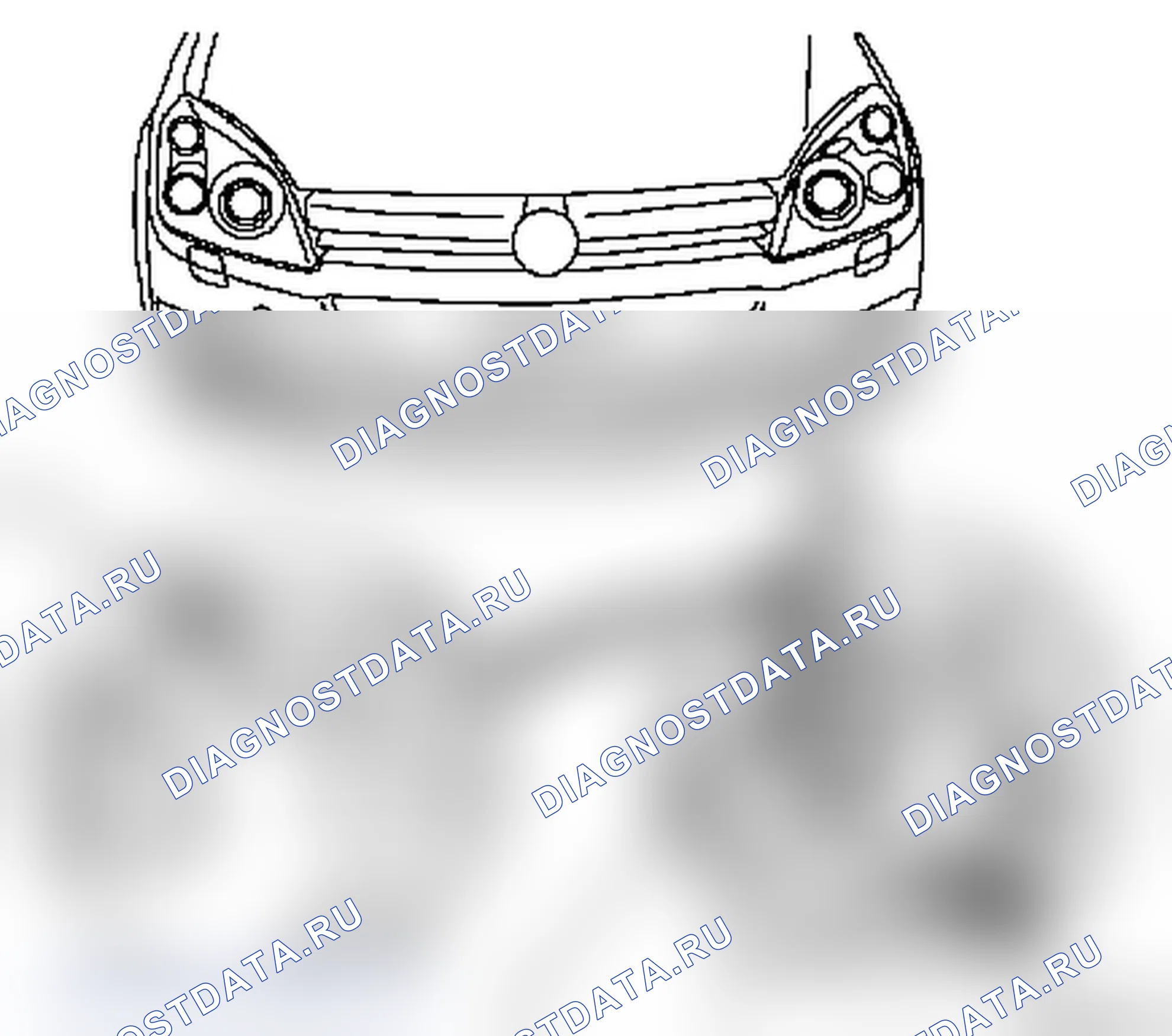 Замена противотуманных фар. Opel Astra H