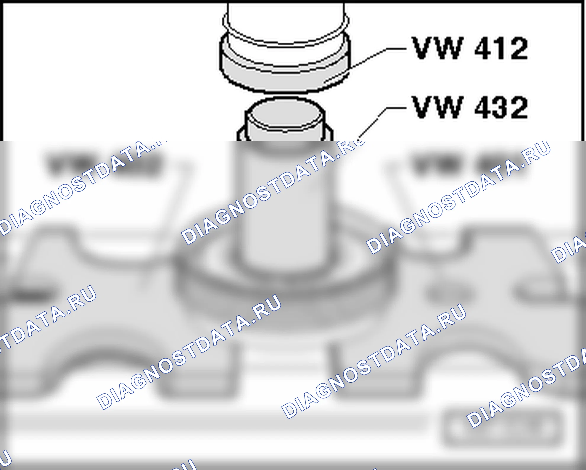 Запрессовка в шарикоподшипнике. SEAT Alhambra I