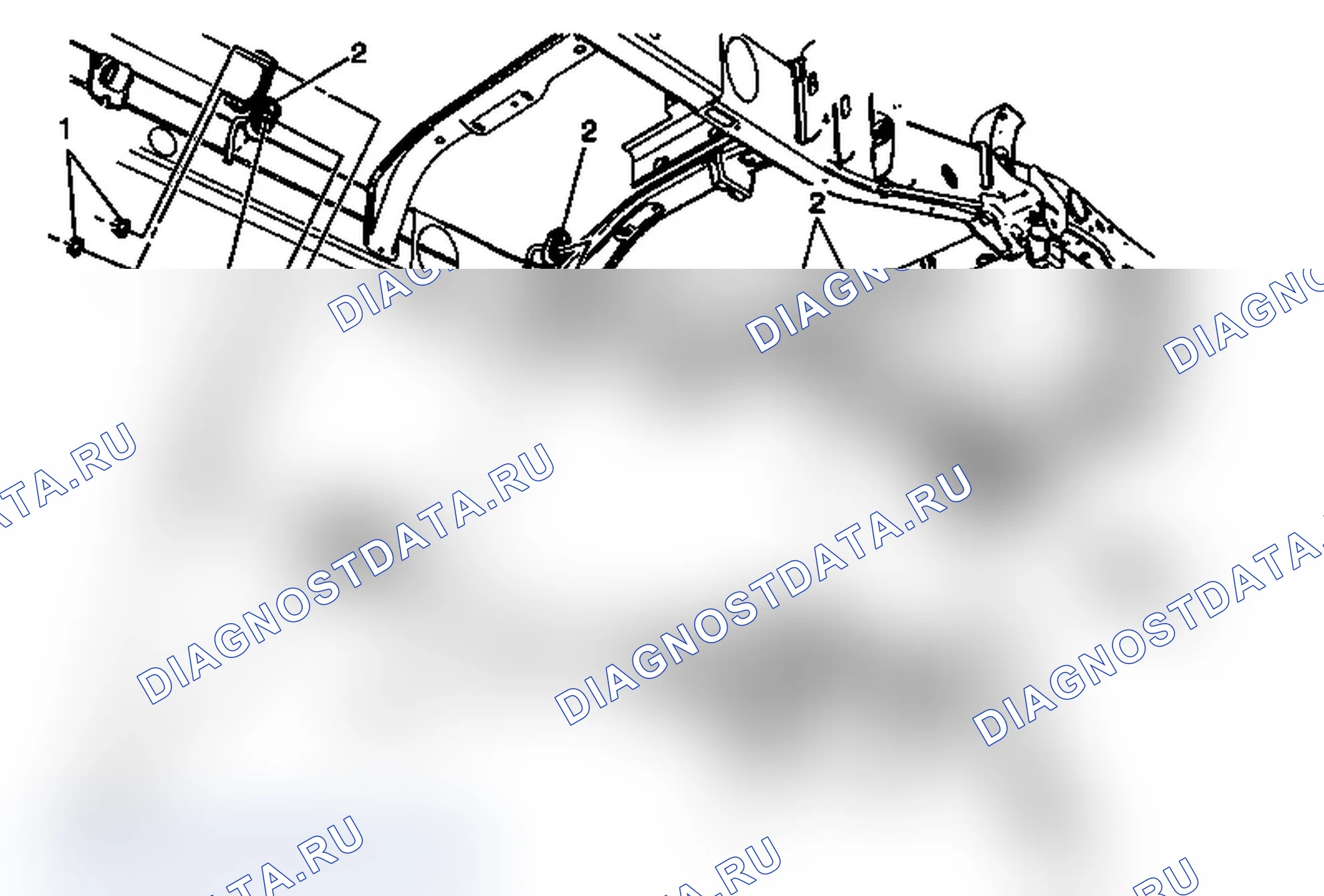 Рис. 13: Замена глушителя выхлопа (6.0L 43/53 серии E63). GMC Sierra 2500 HD 