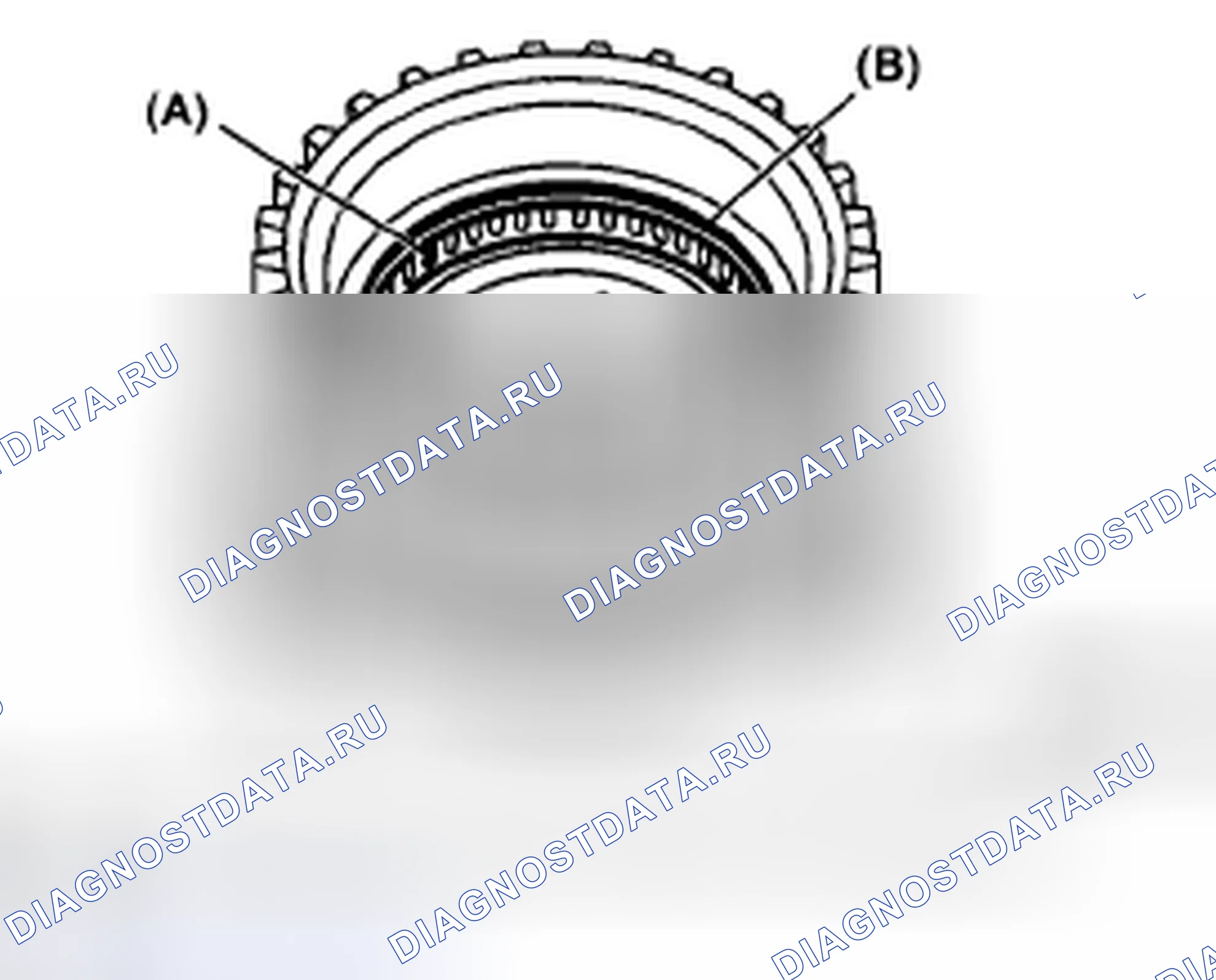 Рис. 480: ОДНОСТОРОННЕЕ НАРУЖНОЕ КОЛЬЦО СЦЕПЛЕНИЯ. Subaru Outback BP рестайлинг