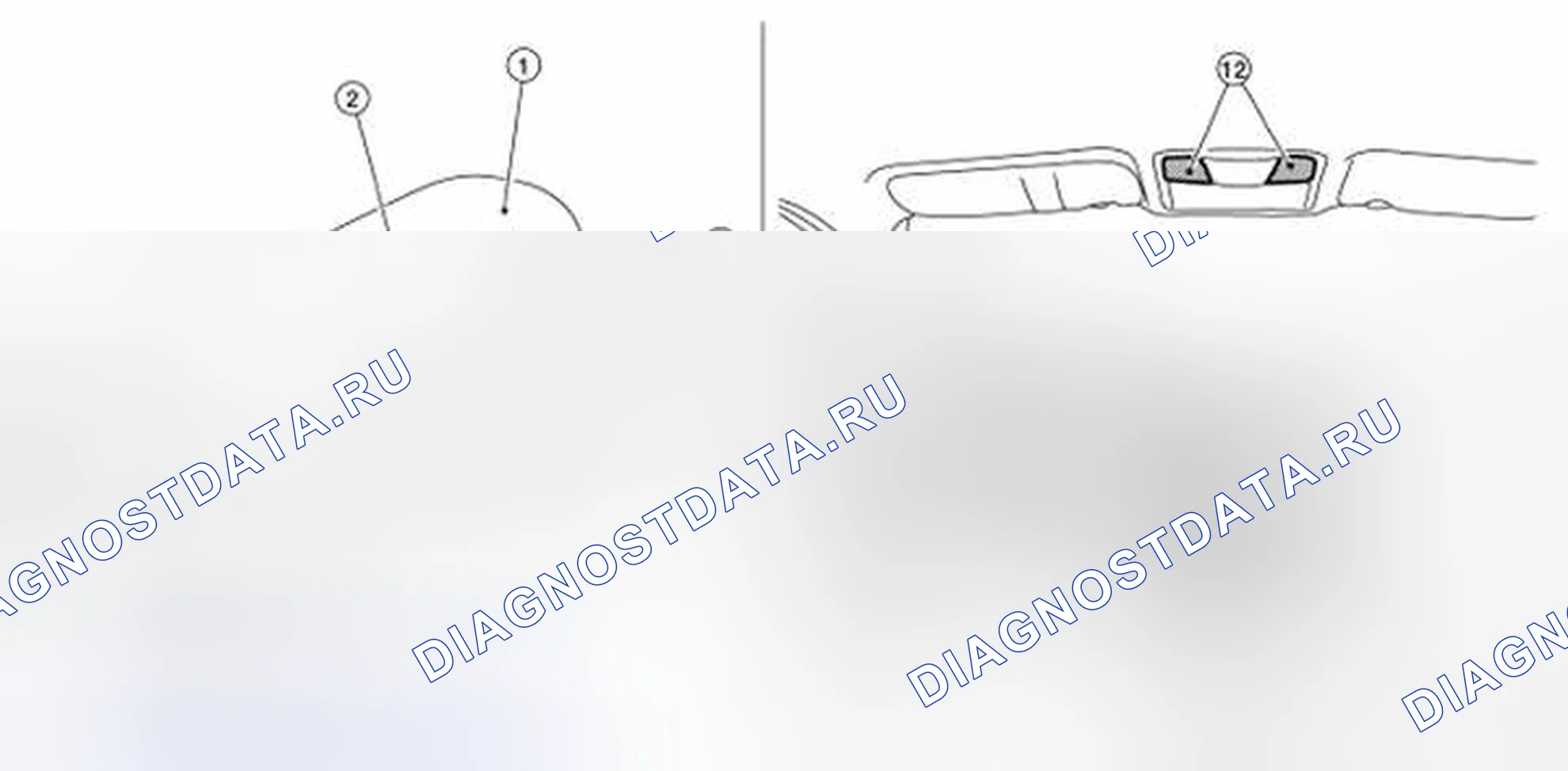 Рис. 22: Расположение компонентов. Nissan Leaf I