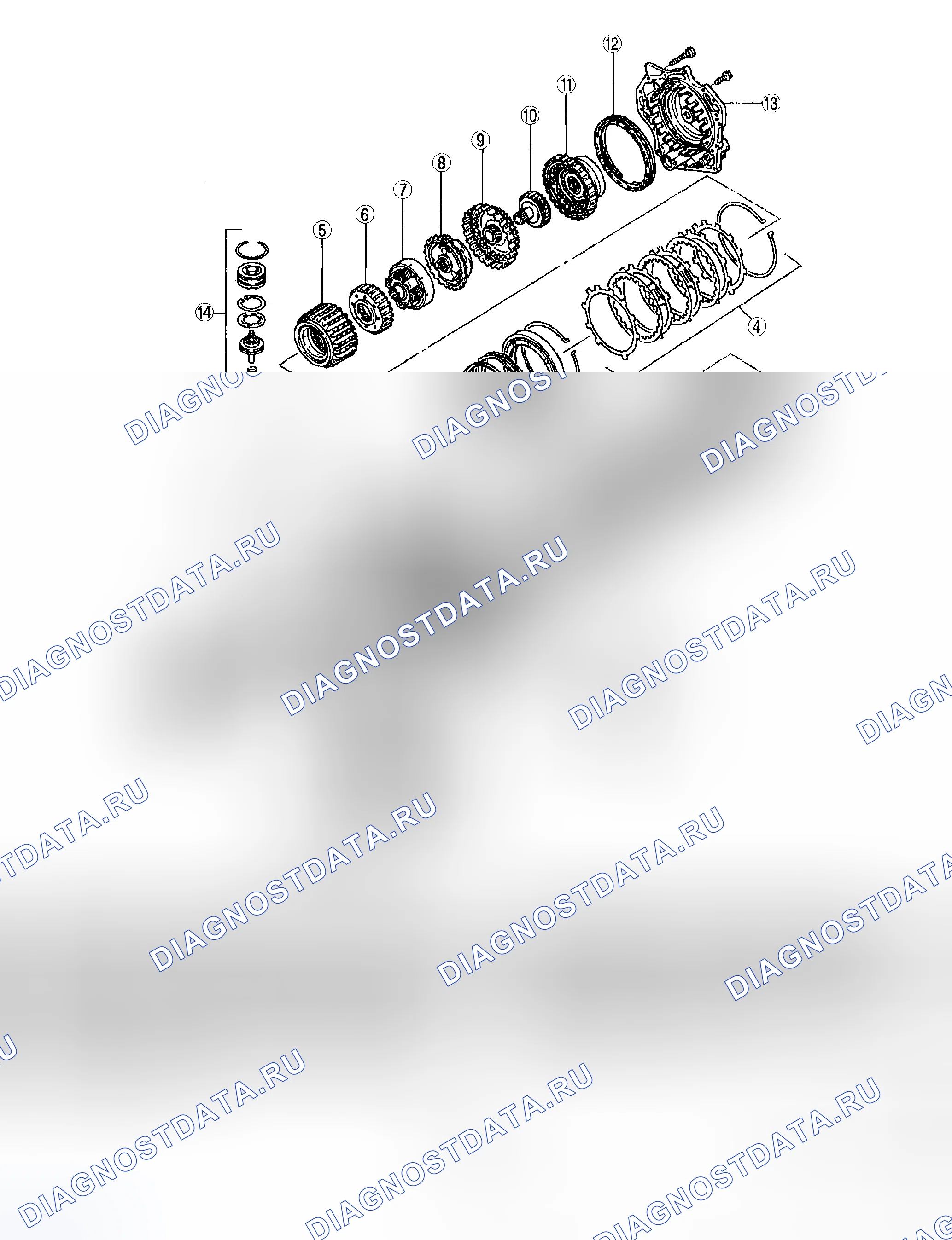 Рис. 180: КОМПОНЕНТЫ. Mazda MPV III
