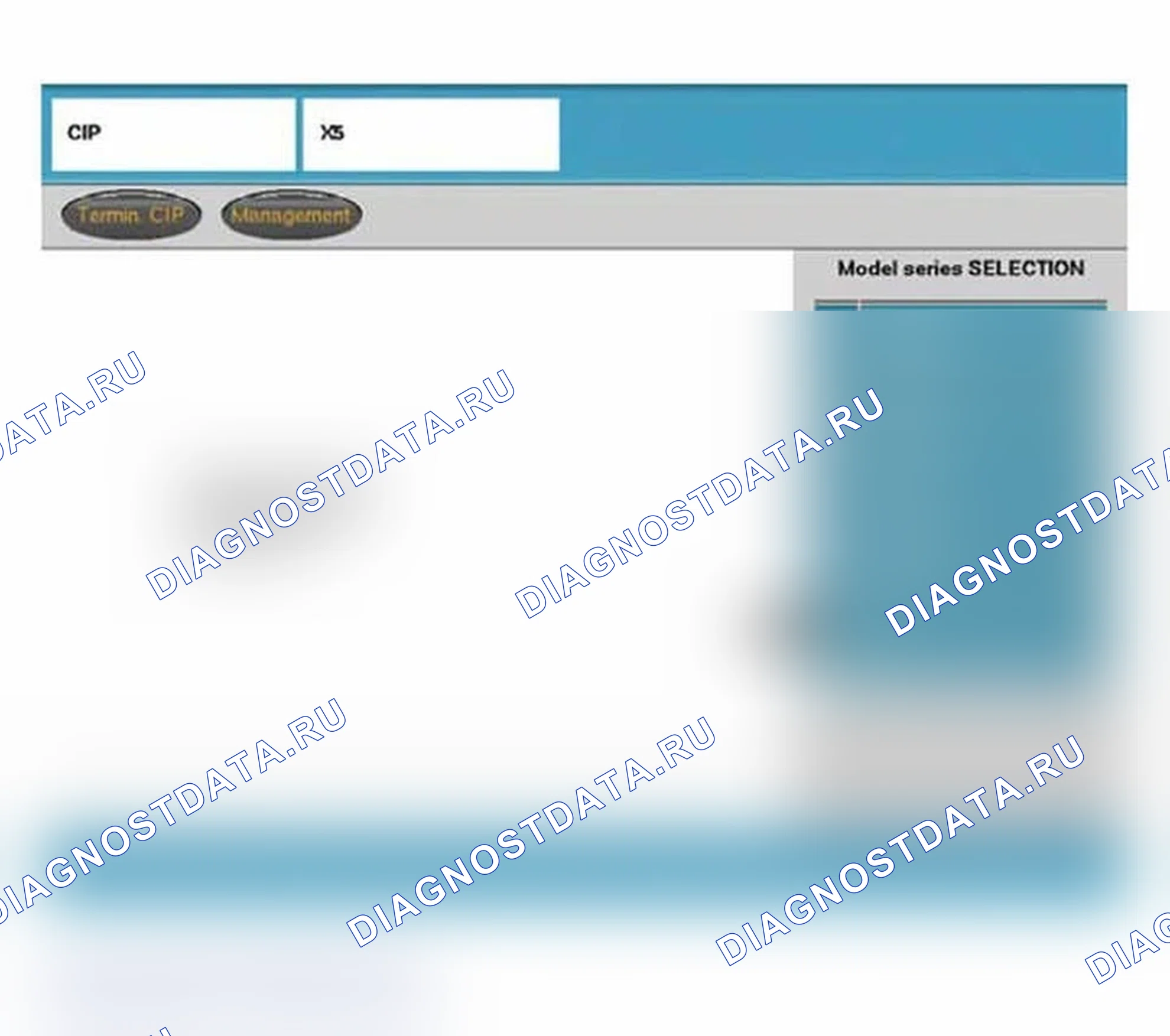 Рис. 135: Доступ к функциям CIP для E31E32/E34/E36/E38/E39/E46/E52/E53. BMW M6 E63/E64