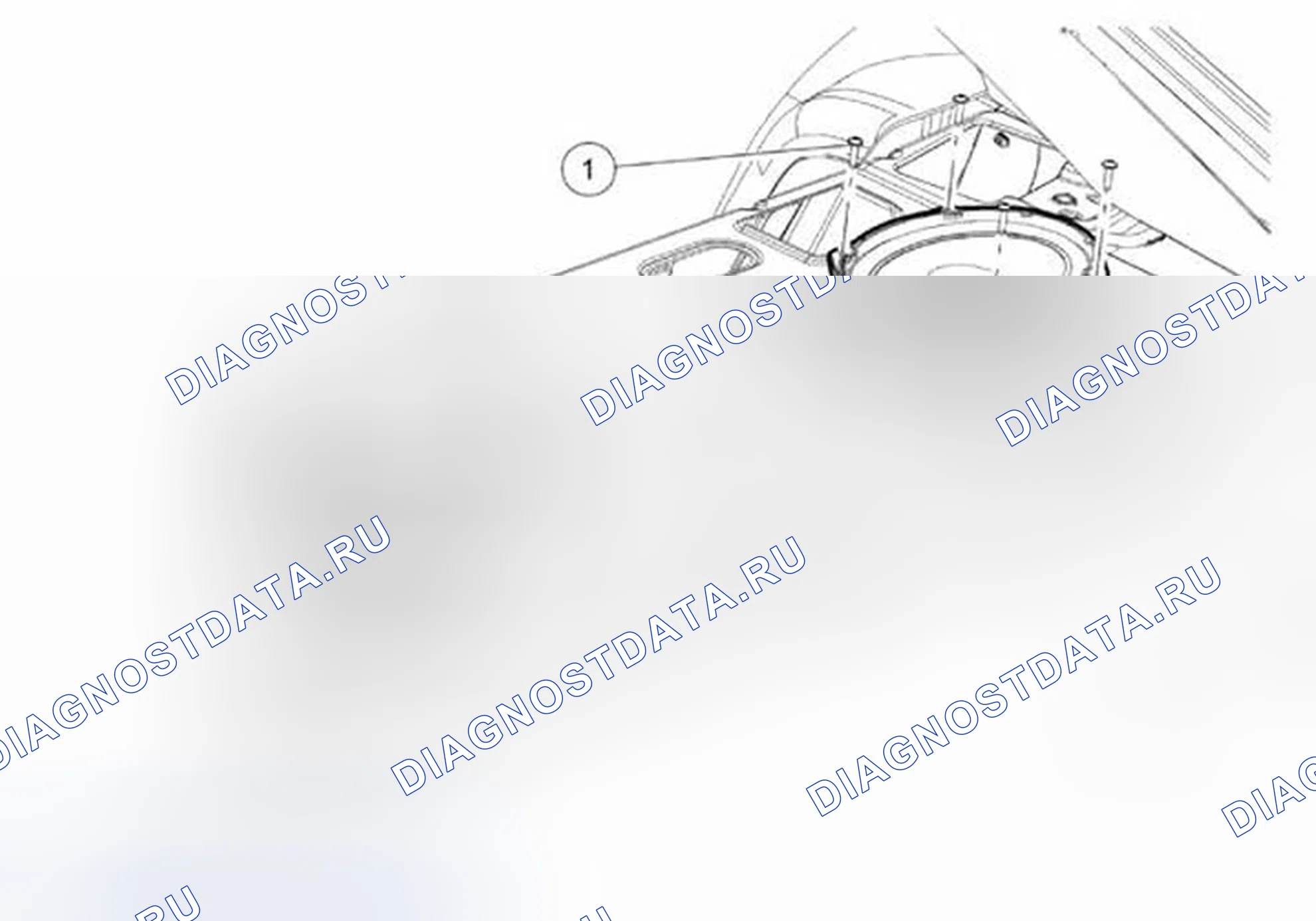Рис. 72: Динамик - Полка для посылок. Ford Mustang V рестайлинг 2
