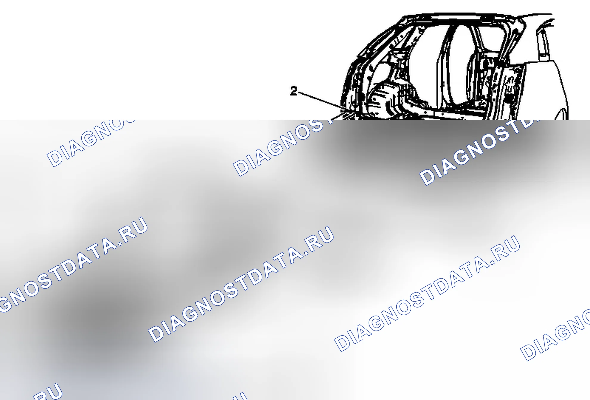 Рис. 15: Замена задней панели бампера. Cadillac SRX II рестайлинг