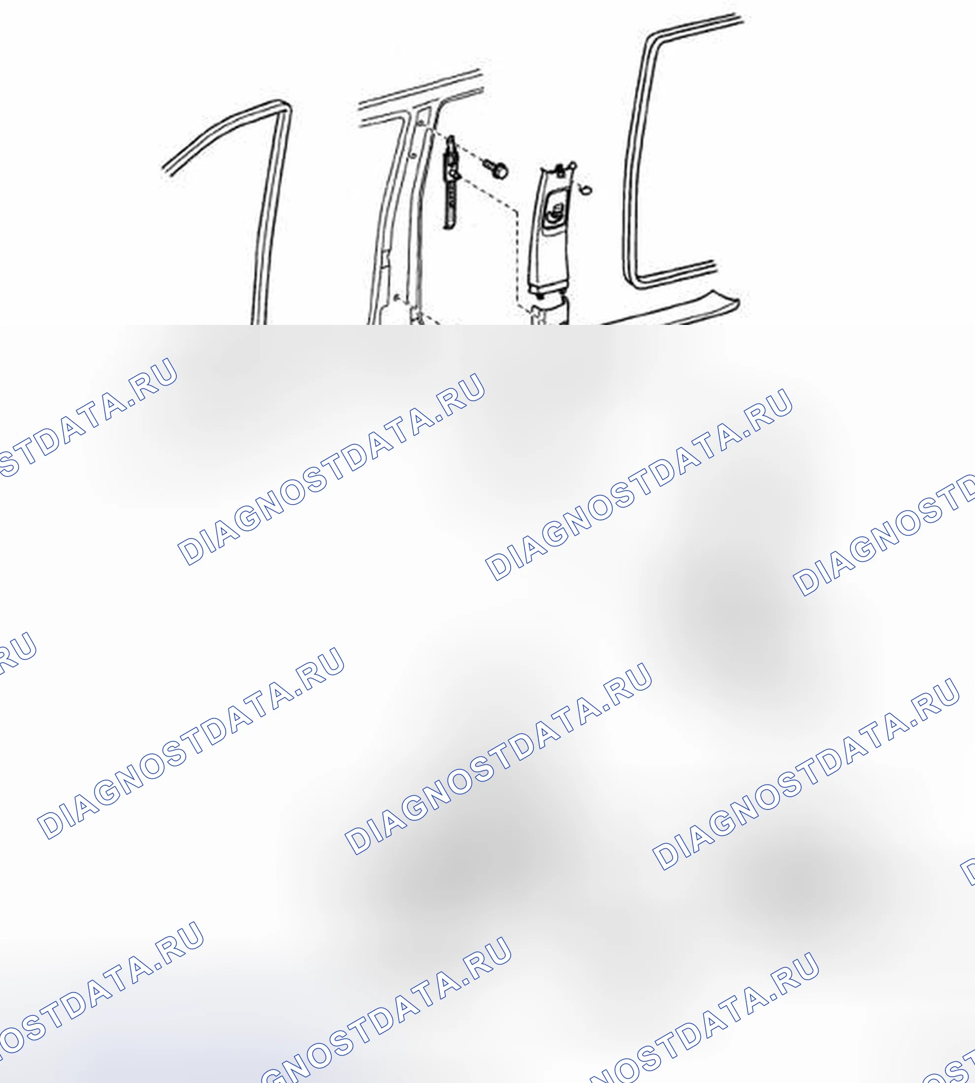 Рис. 2: КОМПОНЕНТЫ. Toyota Sienna II рестайлинг