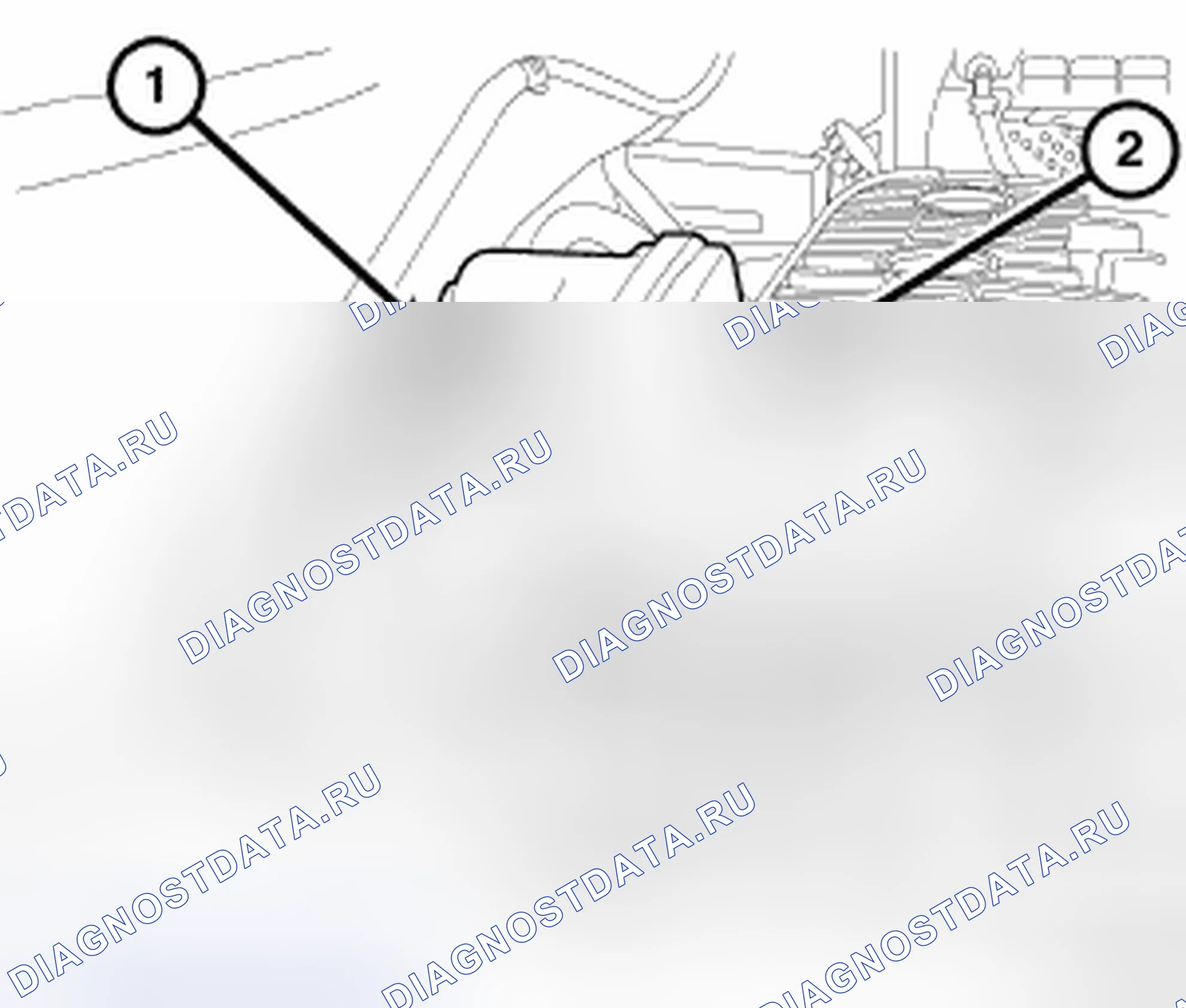 Рис. 10: КОРПУС - ДРОССЕЛЬ - 4.0л. Chrysler Town & Country V