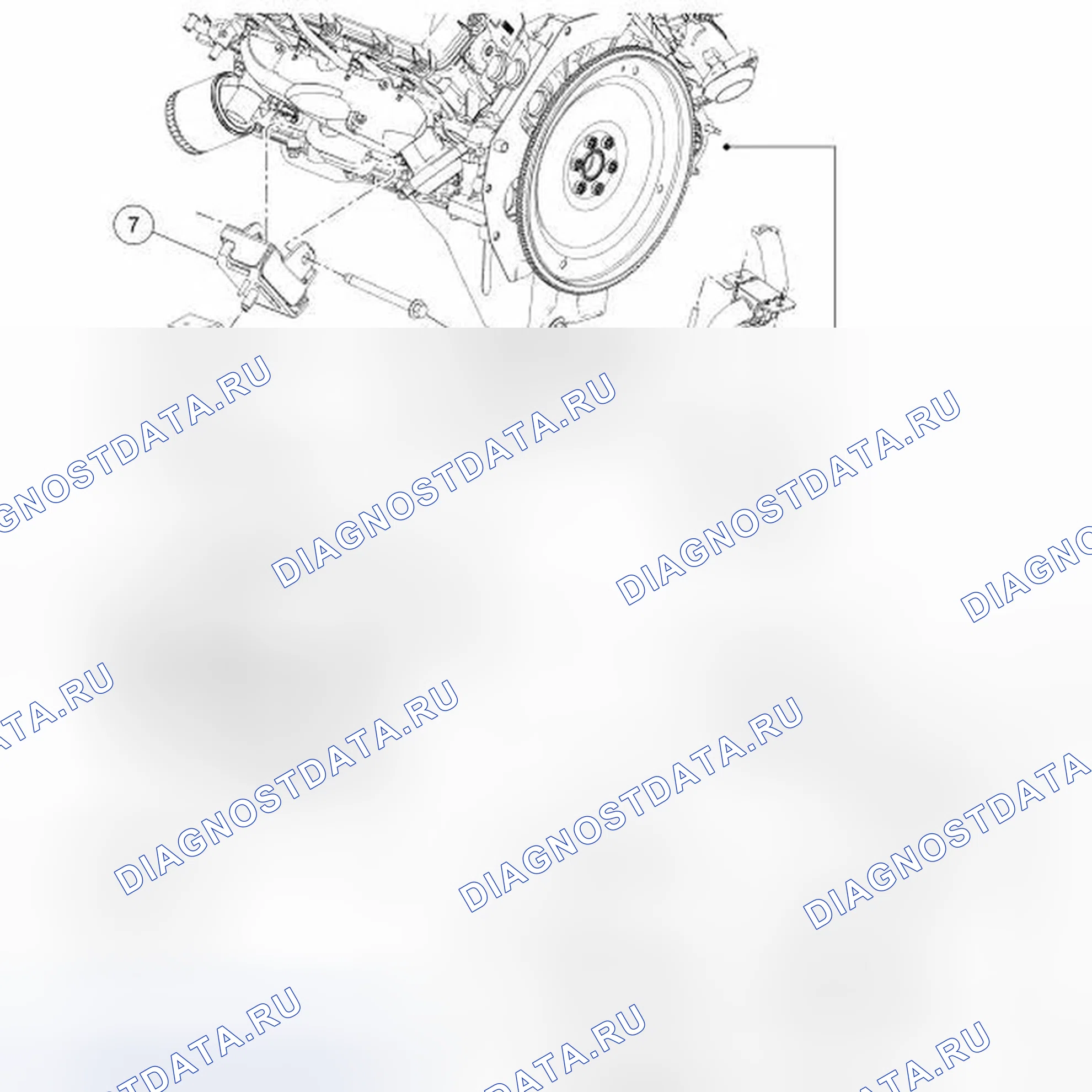 Рис. 81: Опорные изоляторы двигателя. Ford Explorer IV